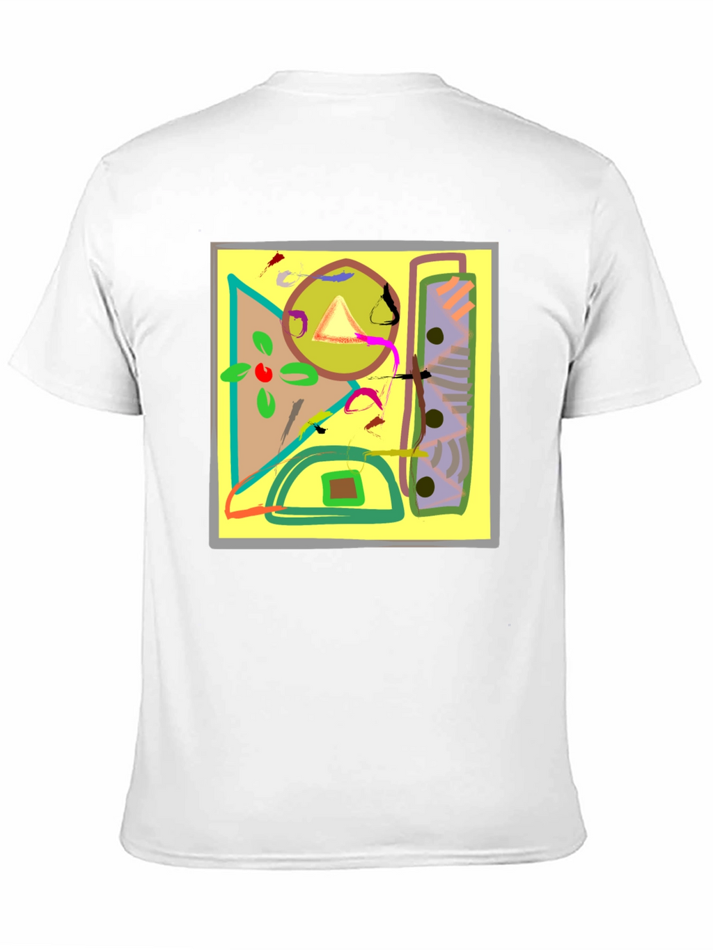 Abstract Art Graphic Tee - Unique Design