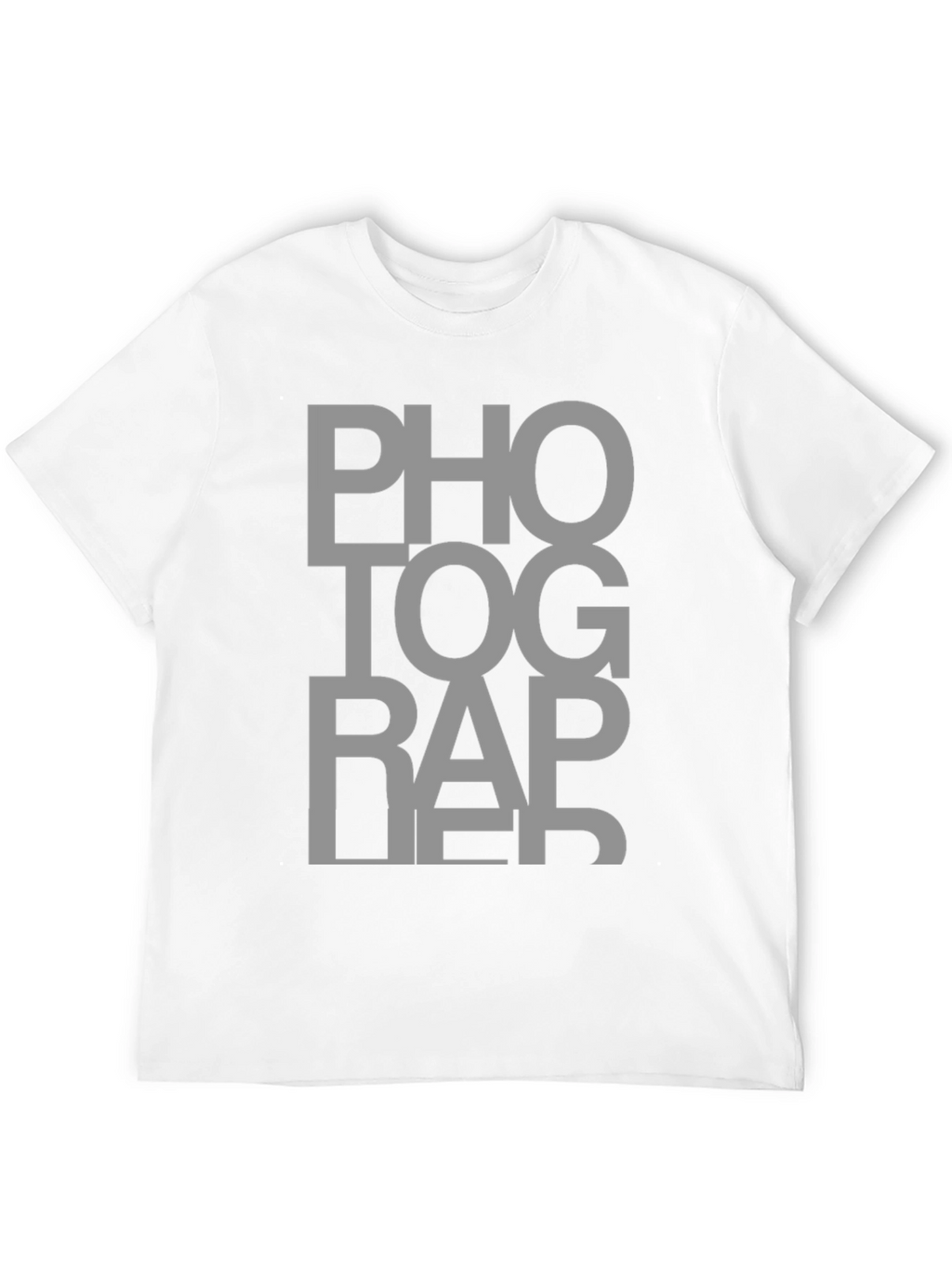 Photographer Tee - Black Cotton Graphic T-Shirt