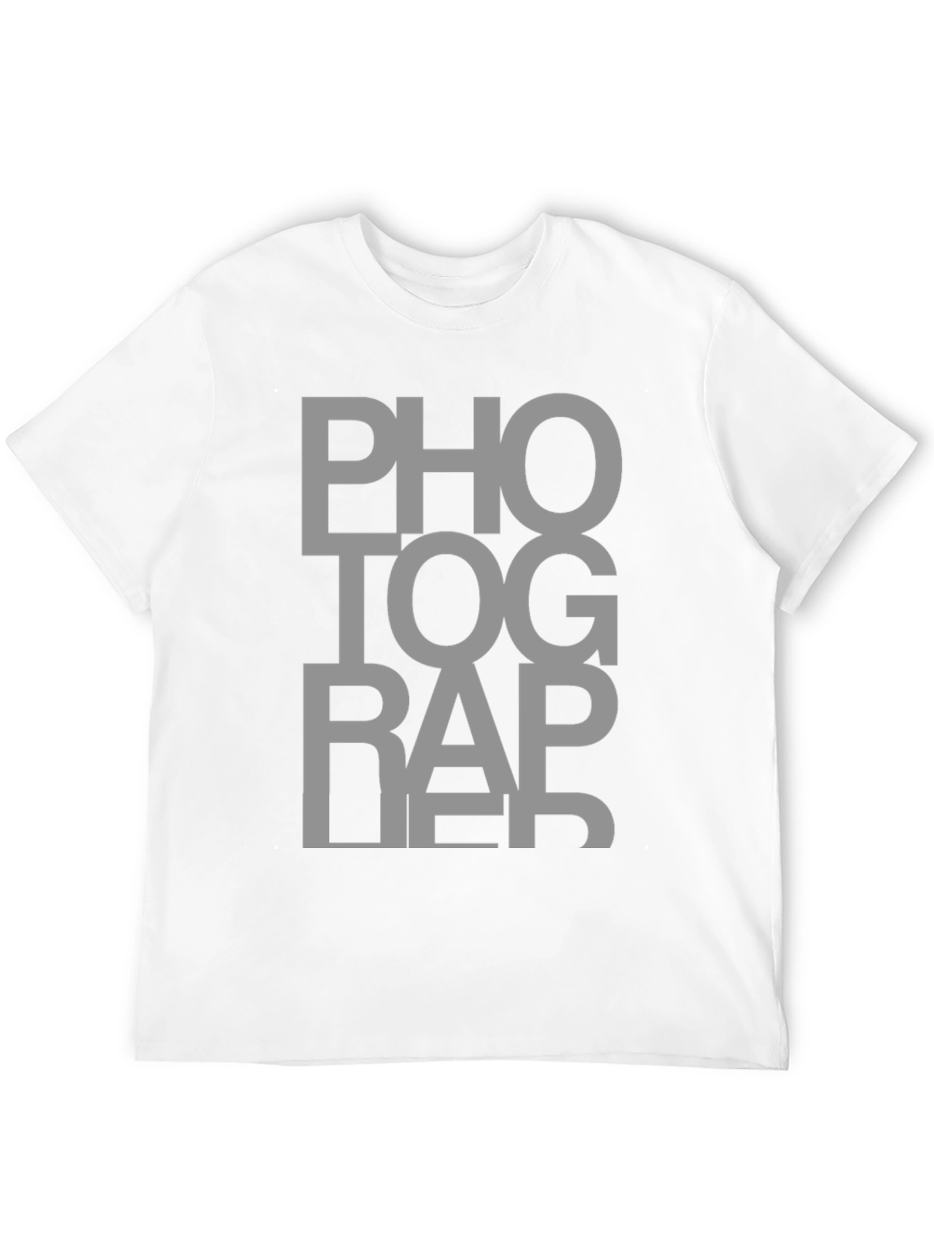 Photographer Tee - Black Cotton Graphic T-Shirt