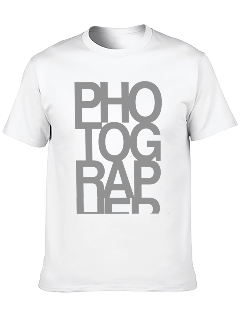 Photographer Tee - Black Cotton Graphic T-Shirt