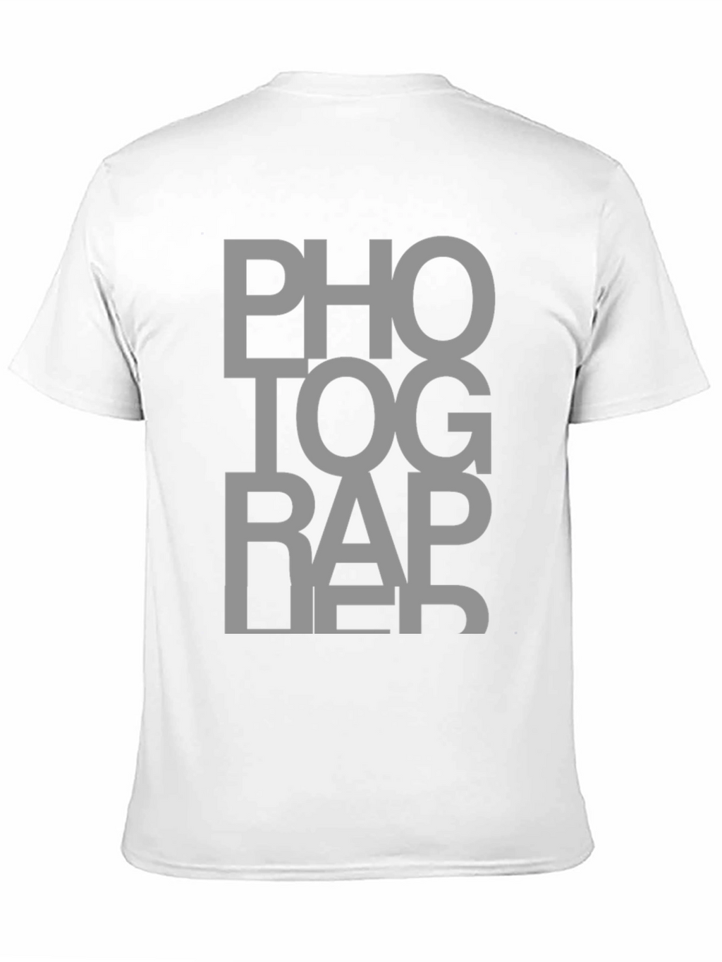 Photographer Tee - Black Cotton Graphic T-Shirt
