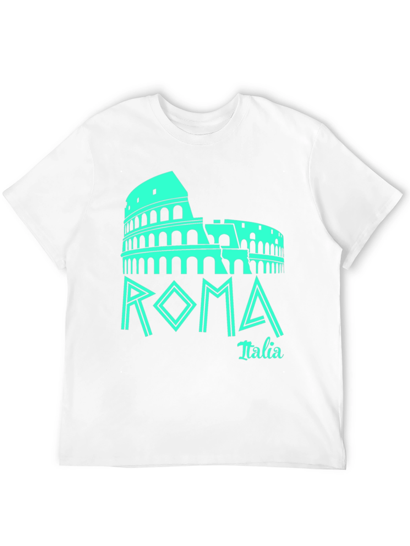 Roma Italia Graphic T-Shirt - Black