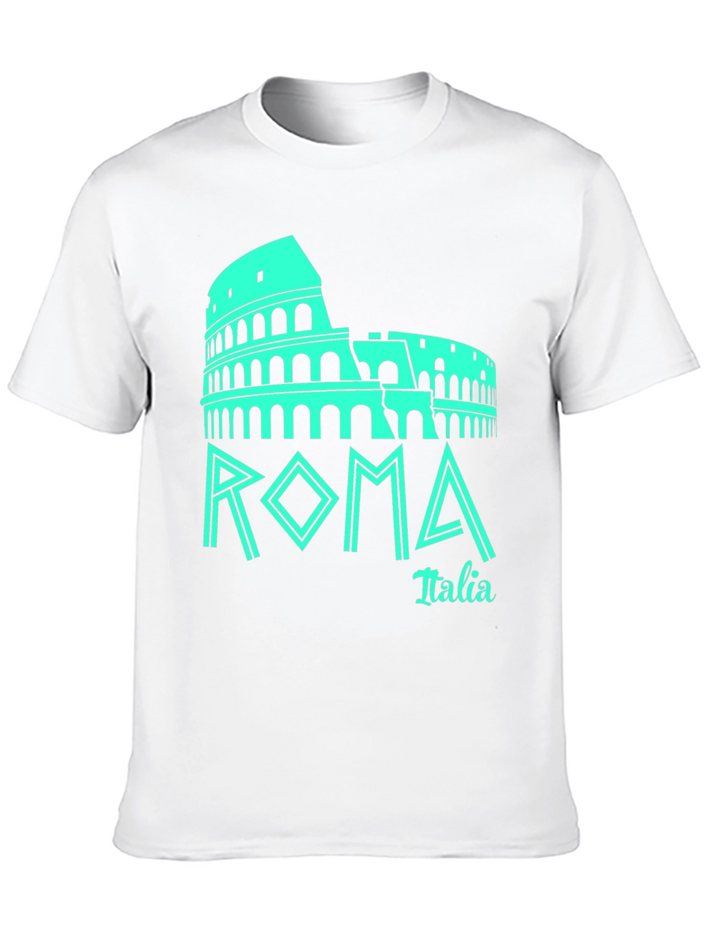 Roma Italia Graphic T-Shirt - Black