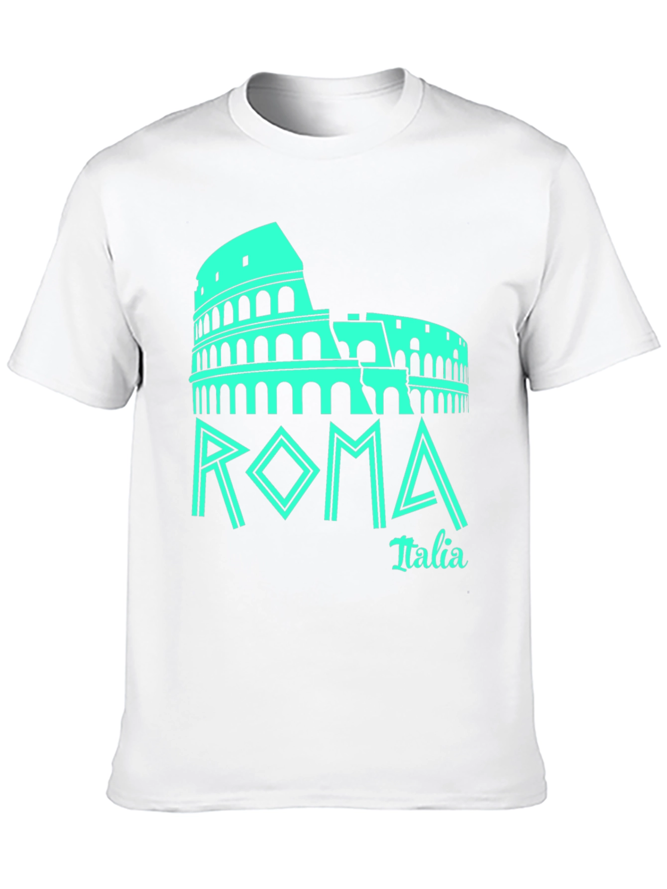 Roma Italia Graphic T-Shirt - Black
