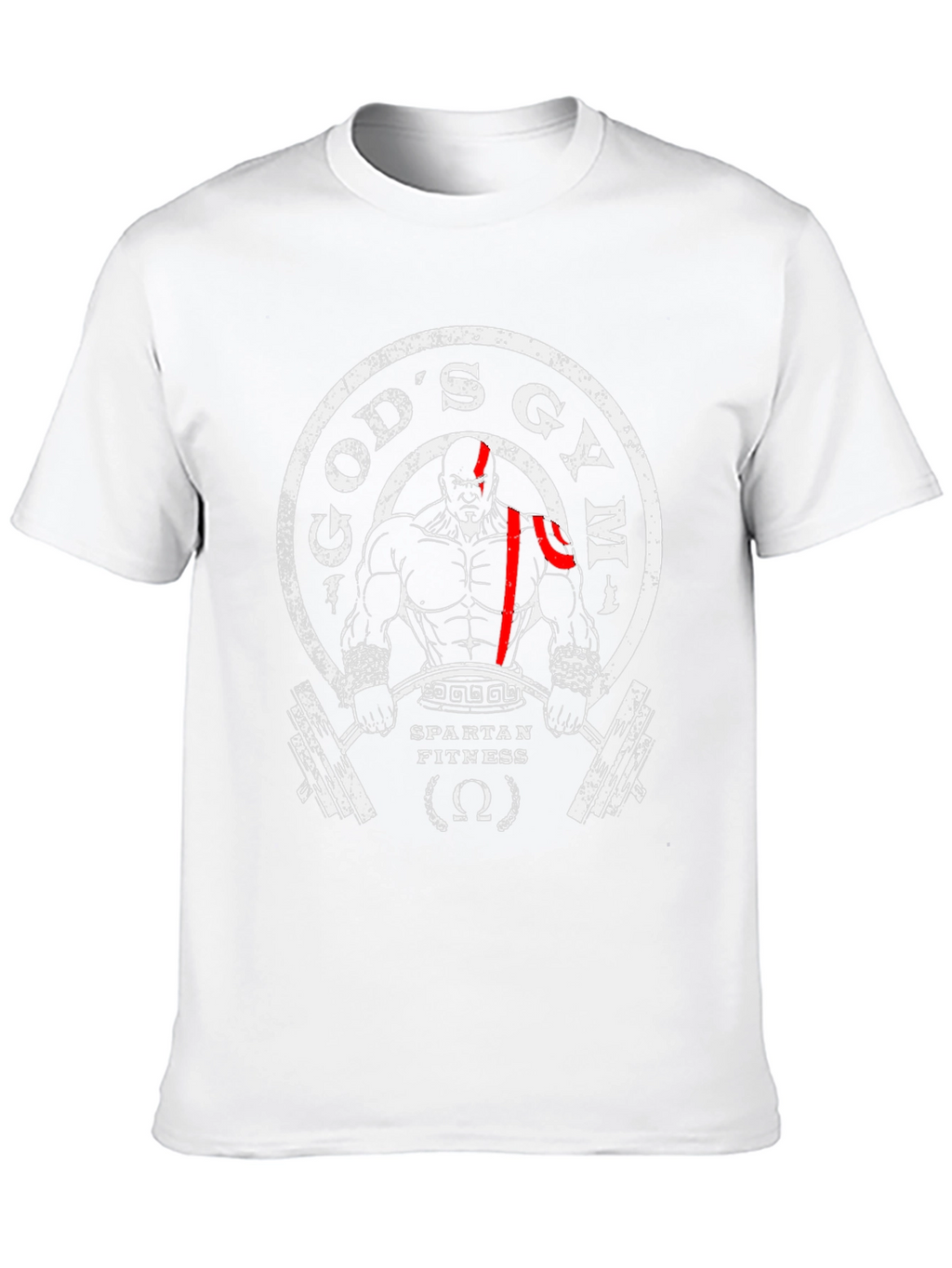Gods Gym Spartan Fitness Black T-Shirt