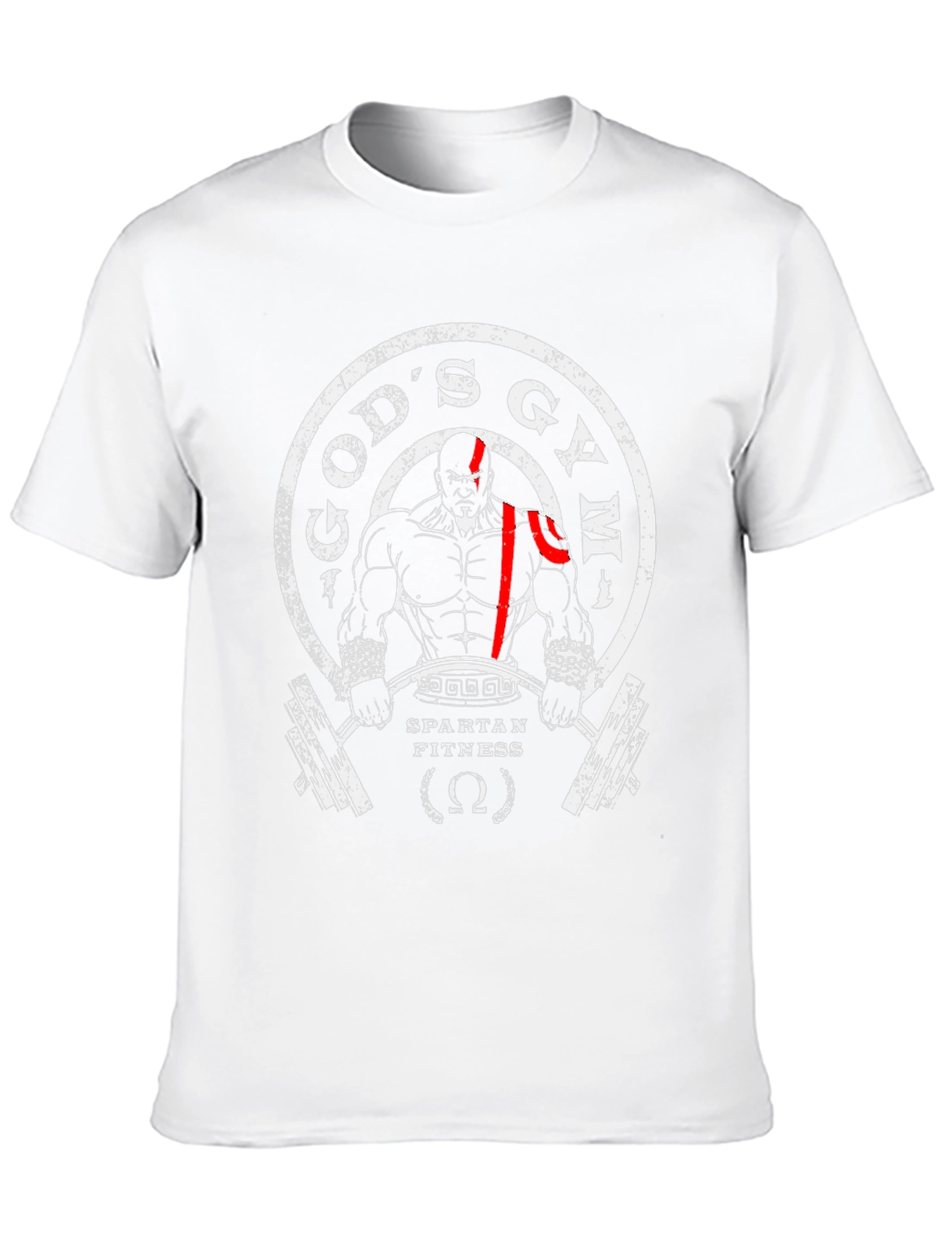 Gods Gym Spartan Fitness Black T-Shirt