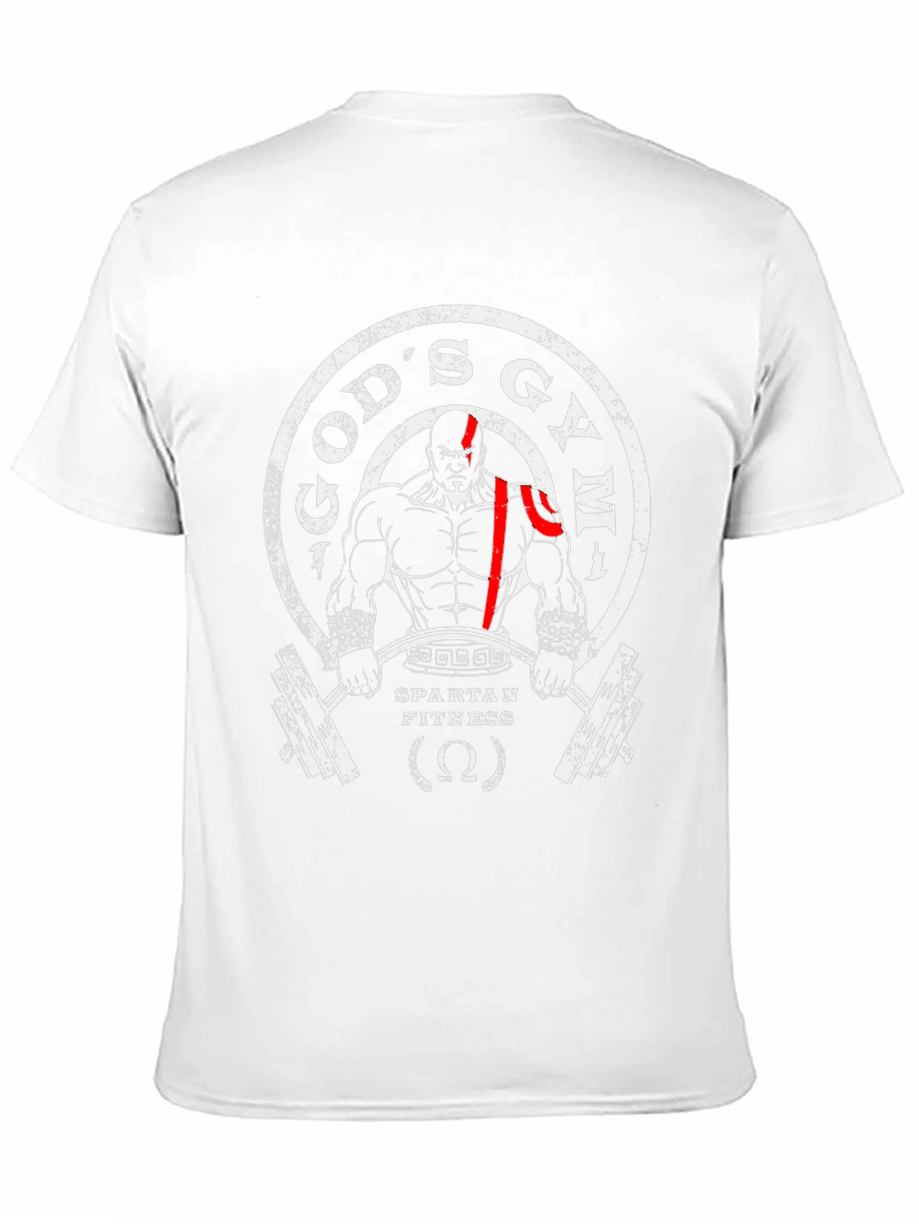 Gods Gym Spartan Fitness Black T-Shirt