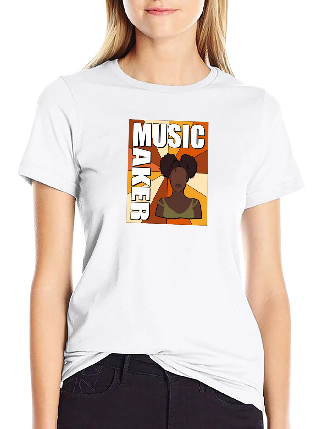 Music Maker Graphic Tee - Stylish Black T-Shirt