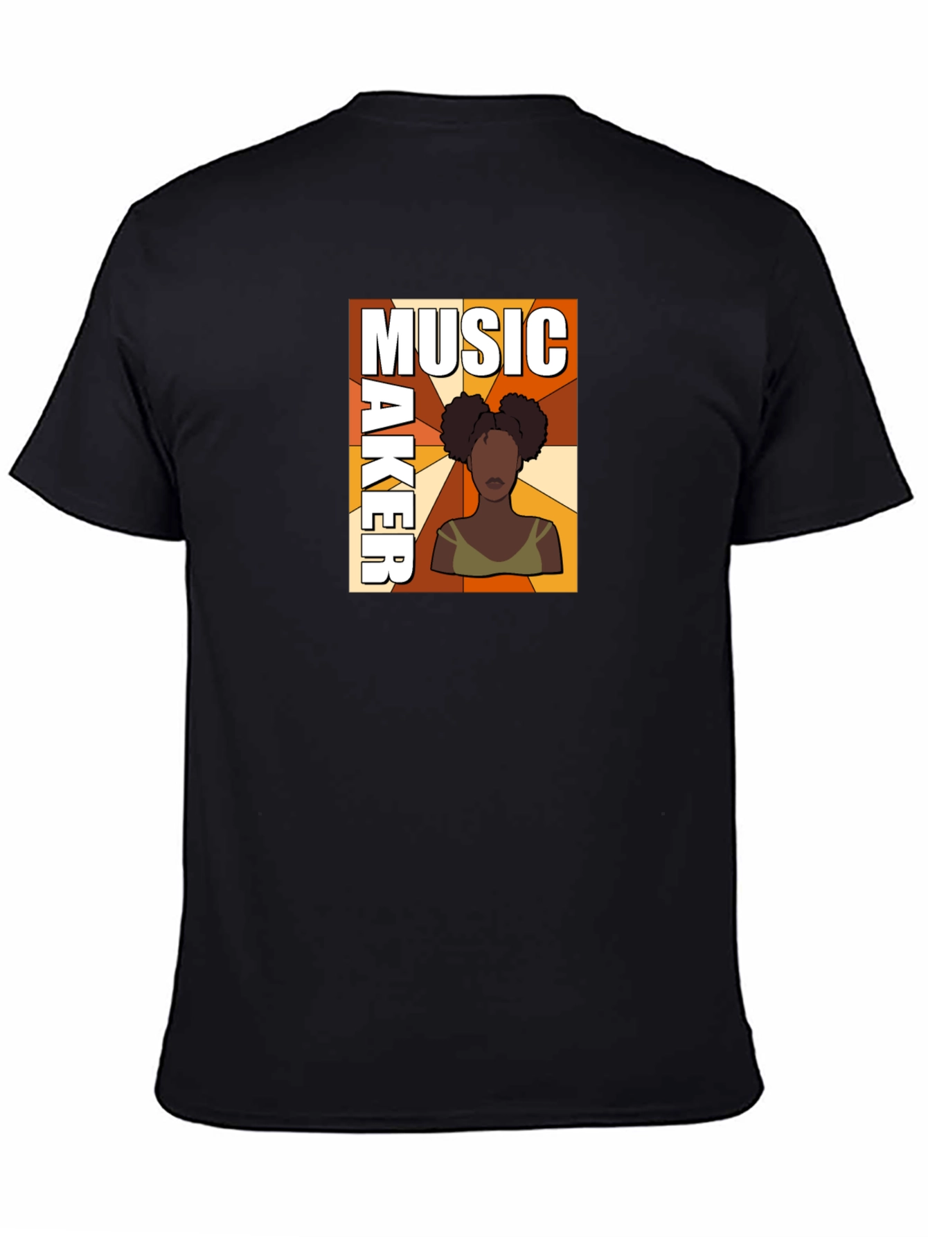 Music Maker Graphic Tee - Stylish Black T-Shirt