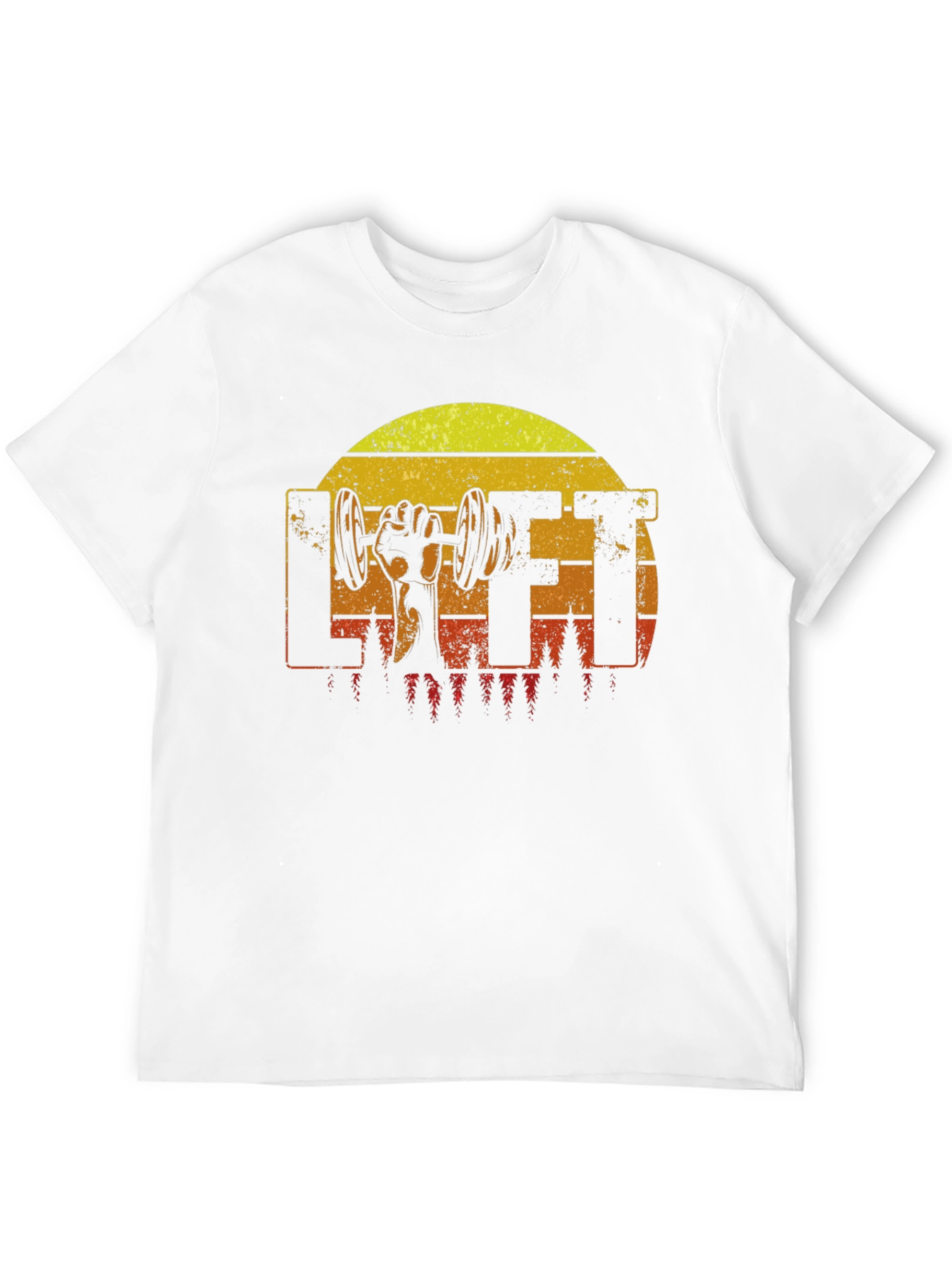 Retro LIFT T-Shirt - Gym Workout Design