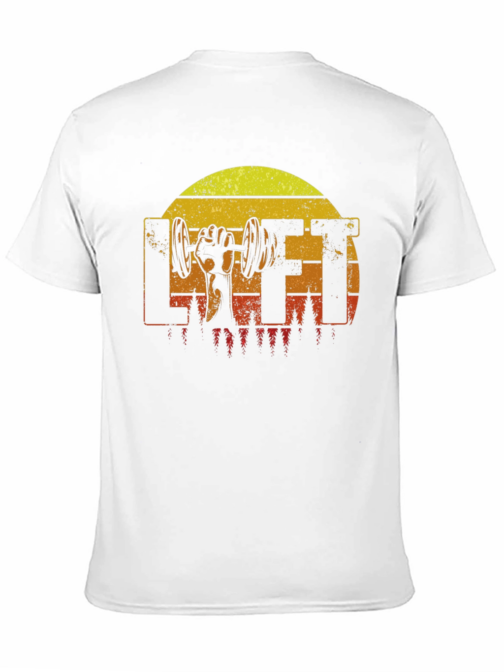 Retro LIFT T-Shirt - Gym Workout Design