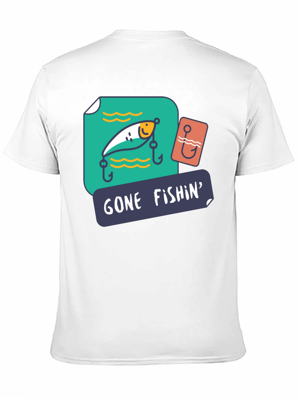 Gone Fishin Graphic T-Shirt - Fishing Lover Tee