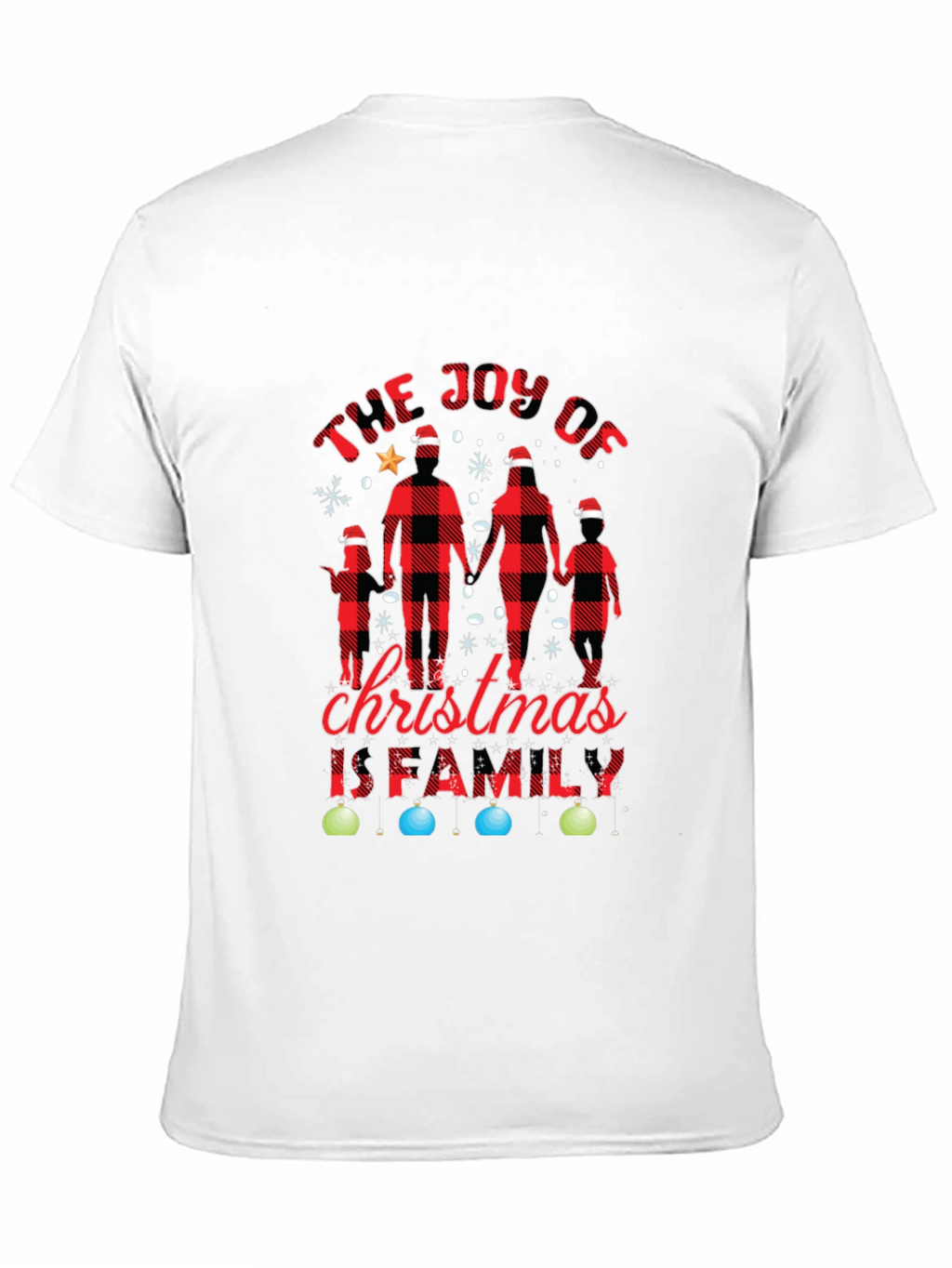 Joy of Christmas Family Plaid Tee