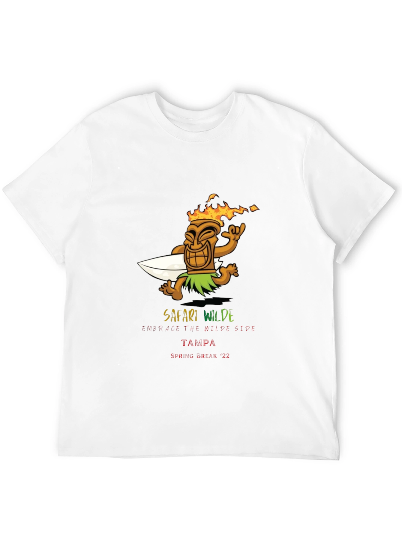 Safari Wilde Tampa Spring Break 22 Black T-Shirt