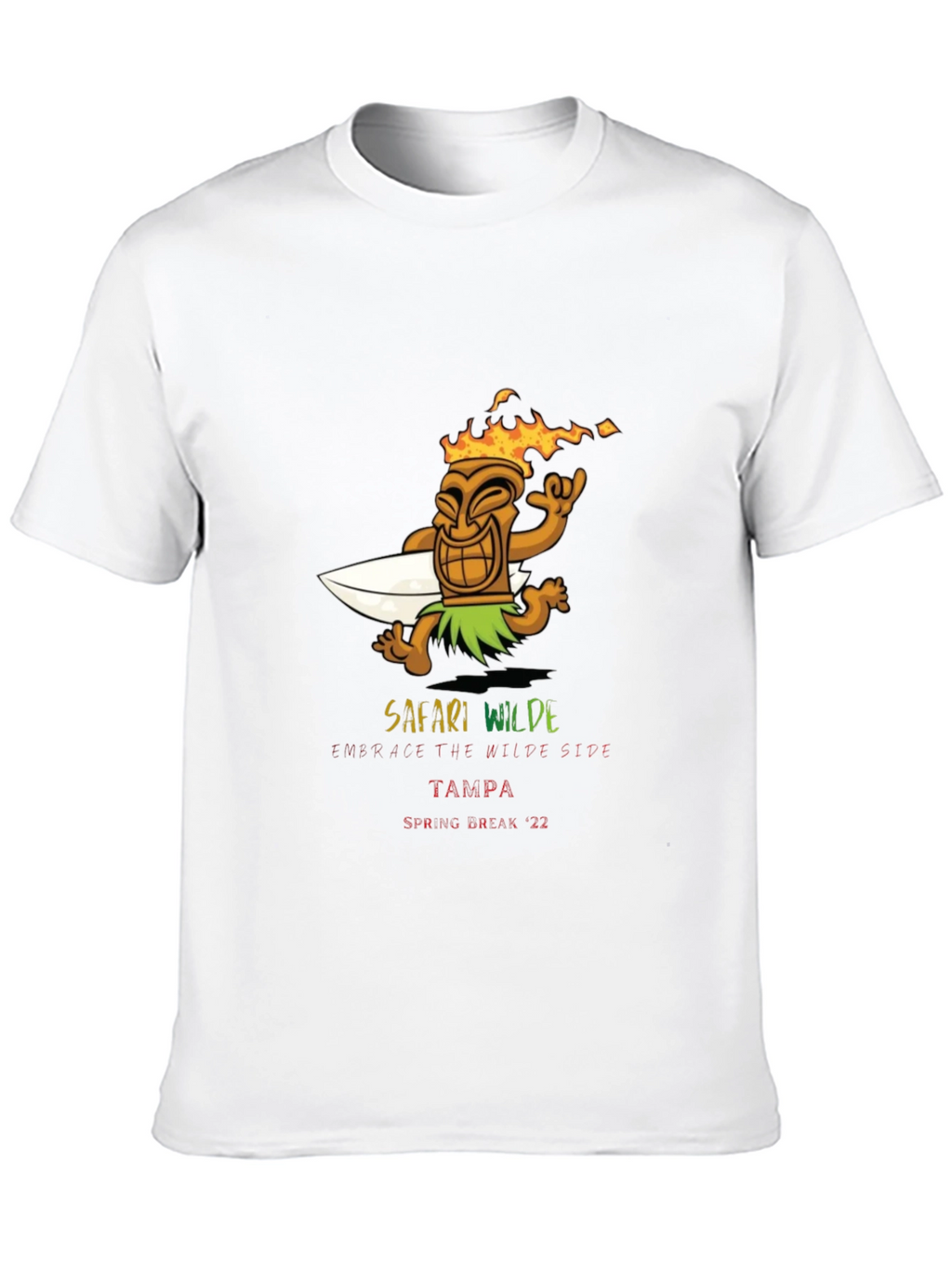 Safari Wilde Tampa Spring Break 22 Black T-Shirt