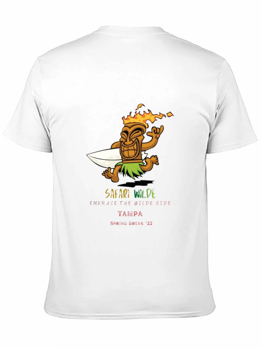 Safari Wilde Tampa Spring Break 22 Black T-Shirt