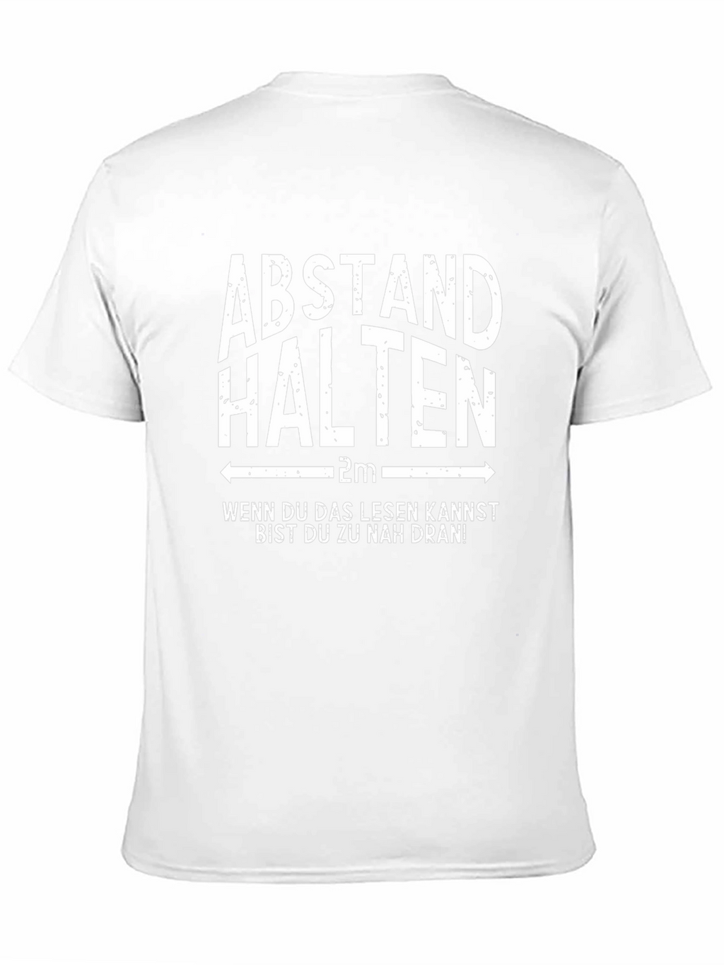 Abstand Halten T-Shirt: Social Distance Humor