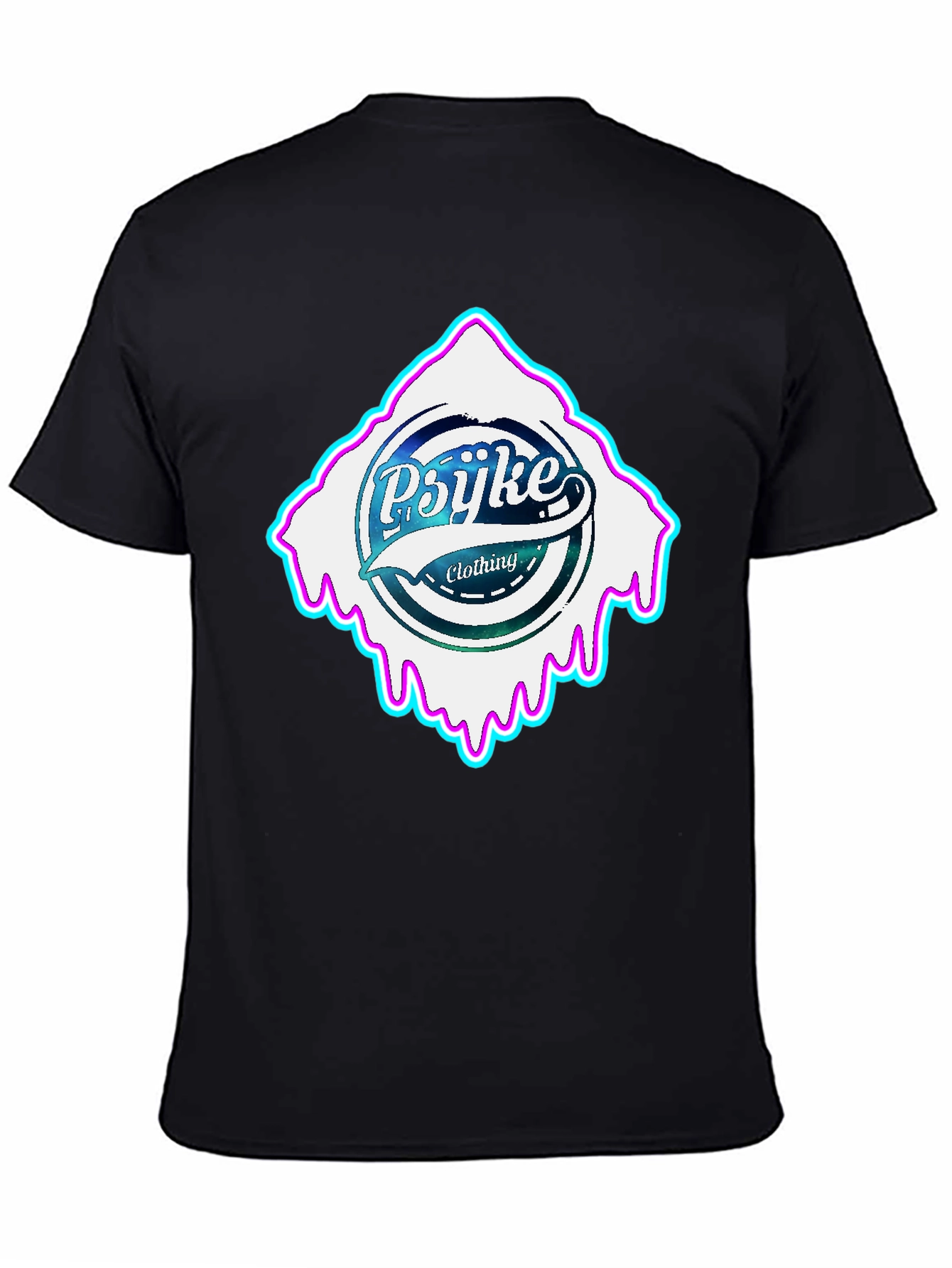 Psijke Clothing Black T-Shirt - Urban Style