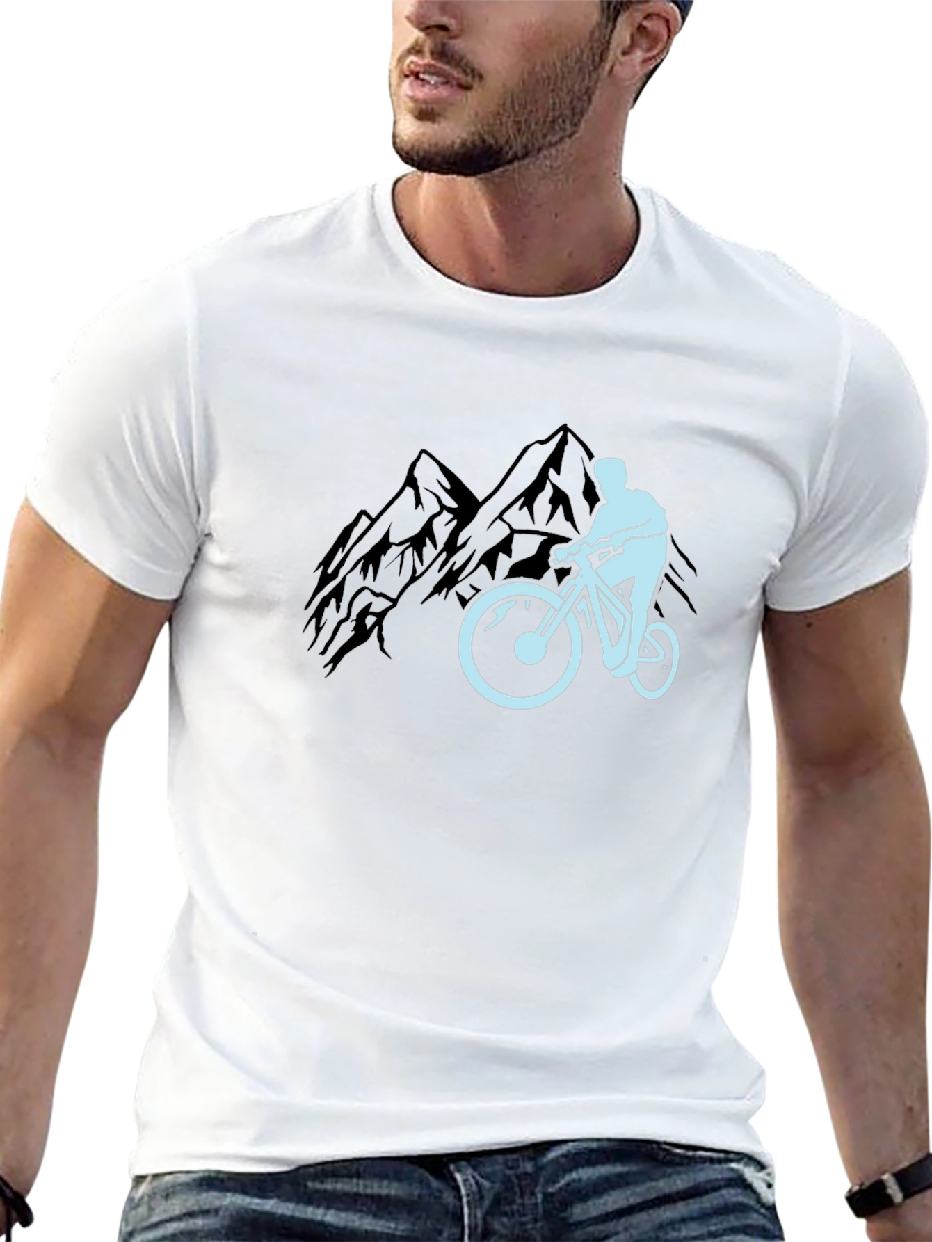 Mountain Biker Graphic T-Shirt