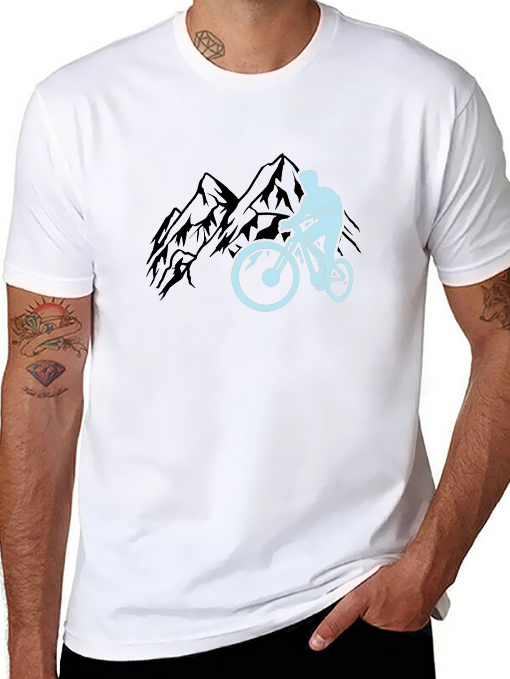Mountain Biker Graphic T-Shirt