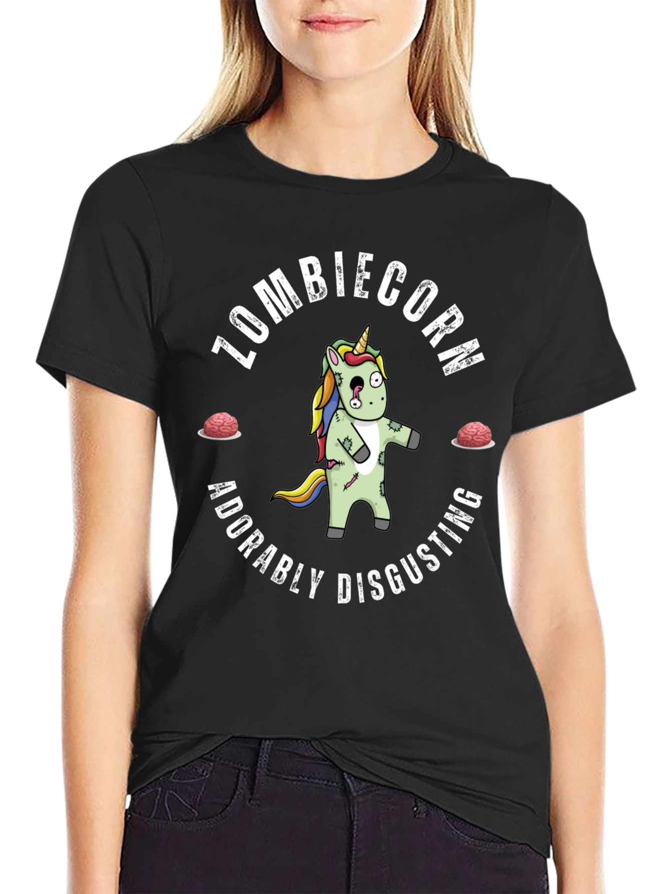 Zombiecorn T-Shirt - Adorably Disgusting Unicorn