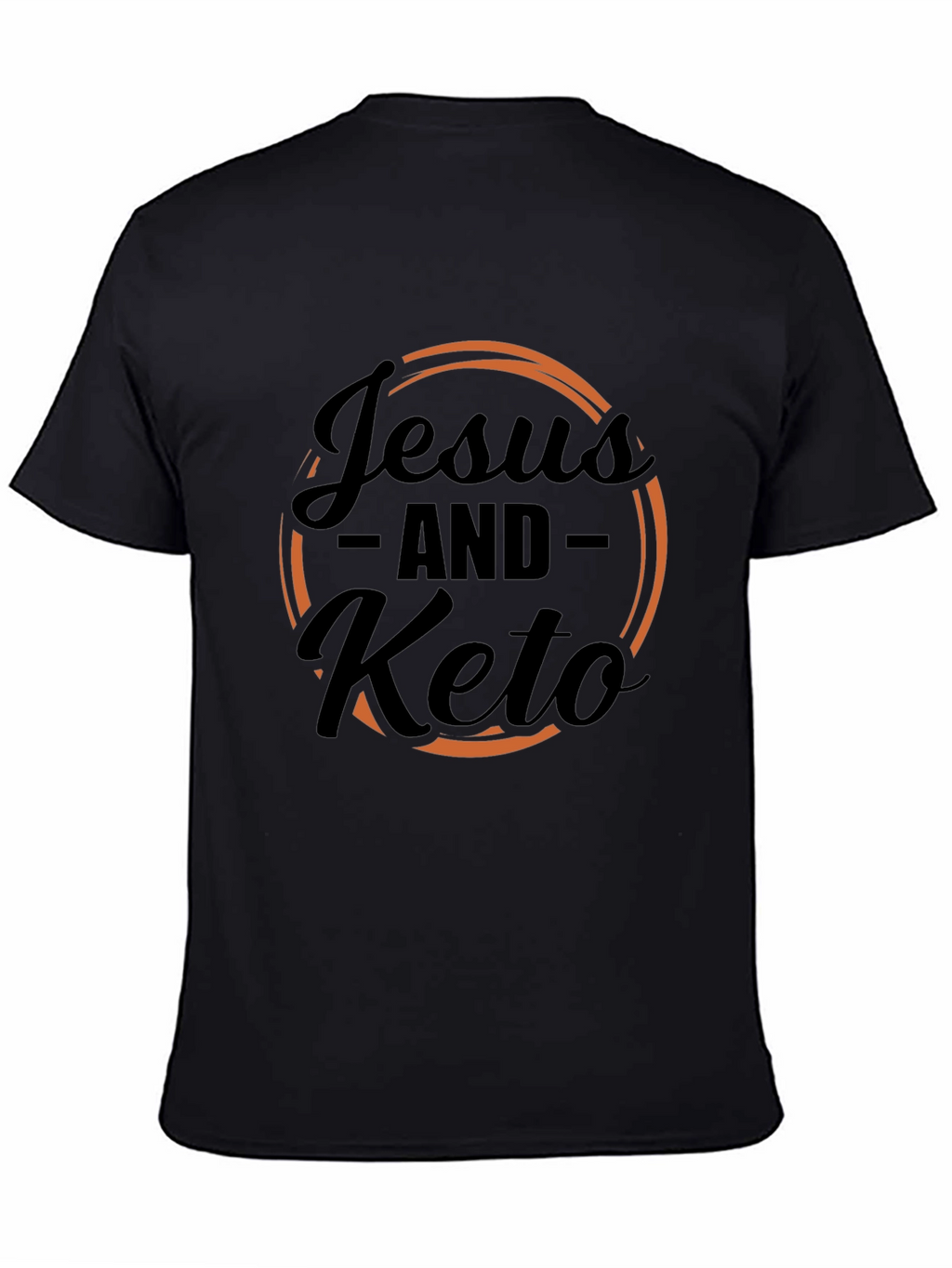 Jesus and Keto Graphic Tee - Black