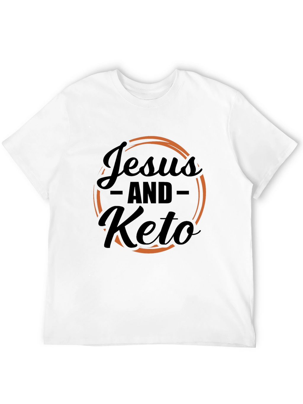 Jesus and Keto Graphic Tee - Black