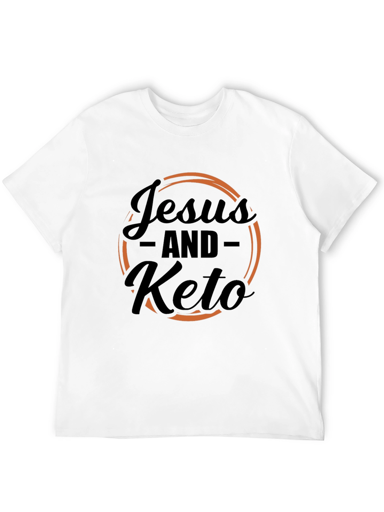 Jesus and Keto Graphic Tee - Black