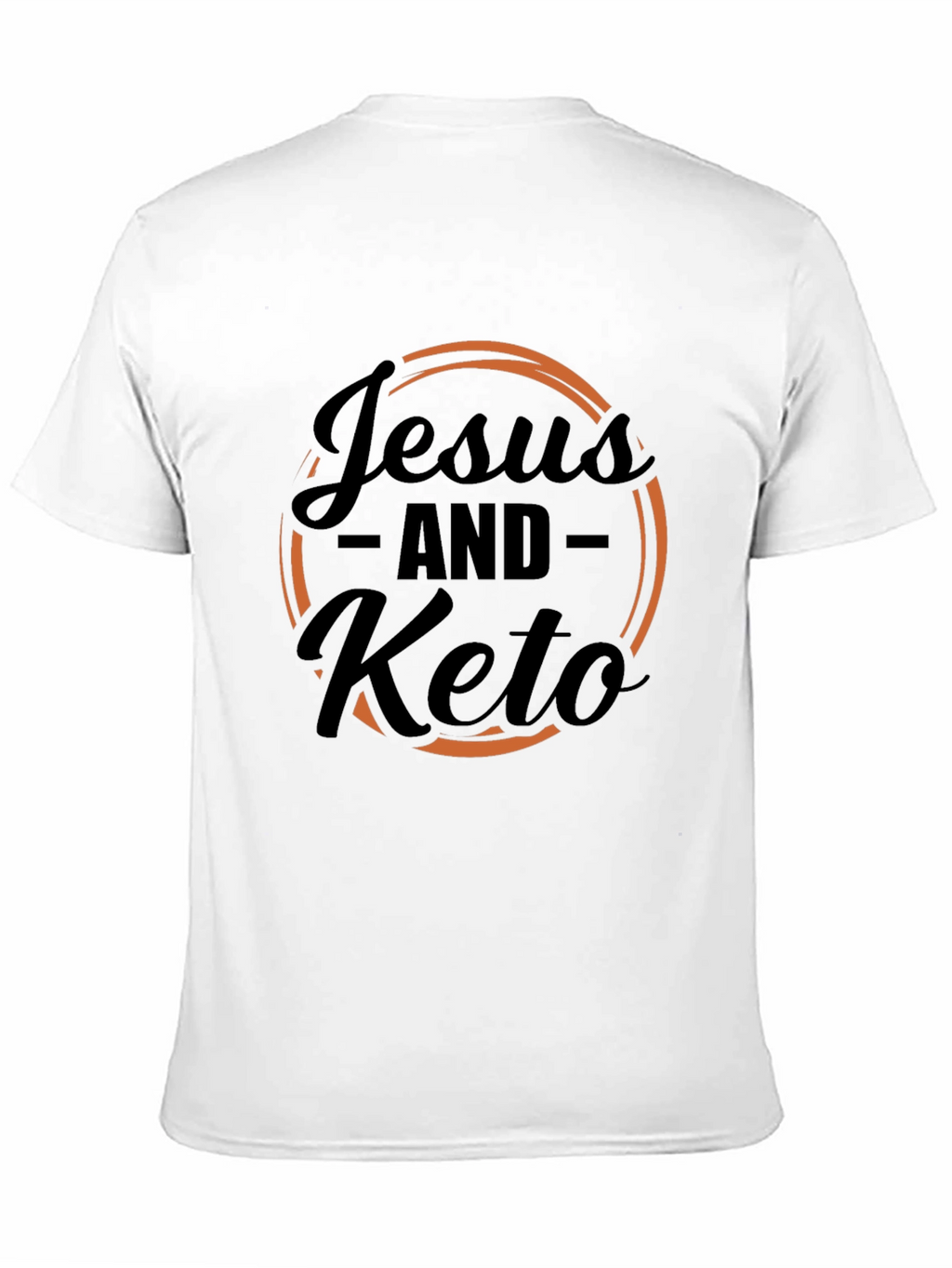 Jesus and Keto Graphic Tee - Black