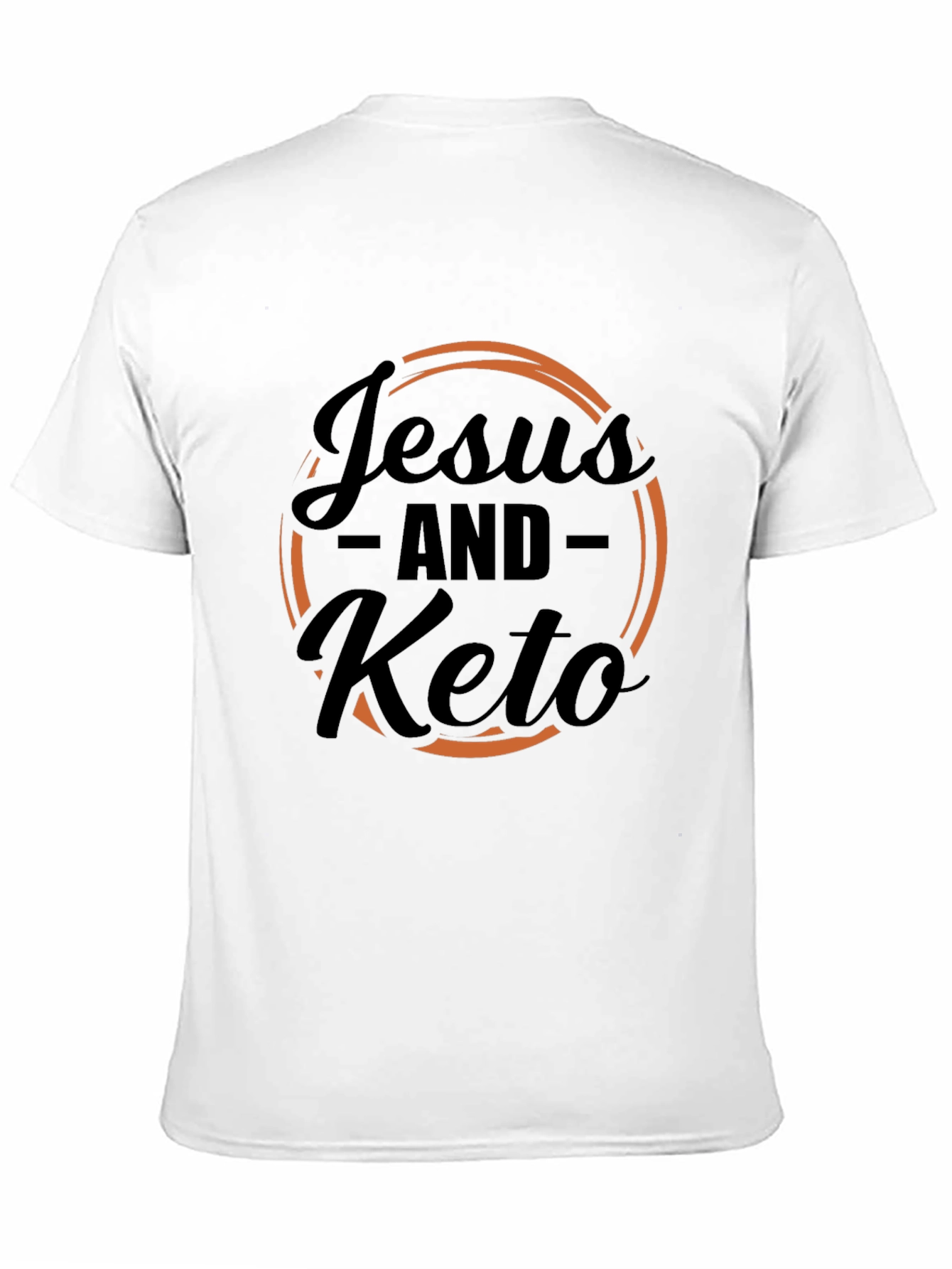 Jesus and Keto Graphic Tee - Black
