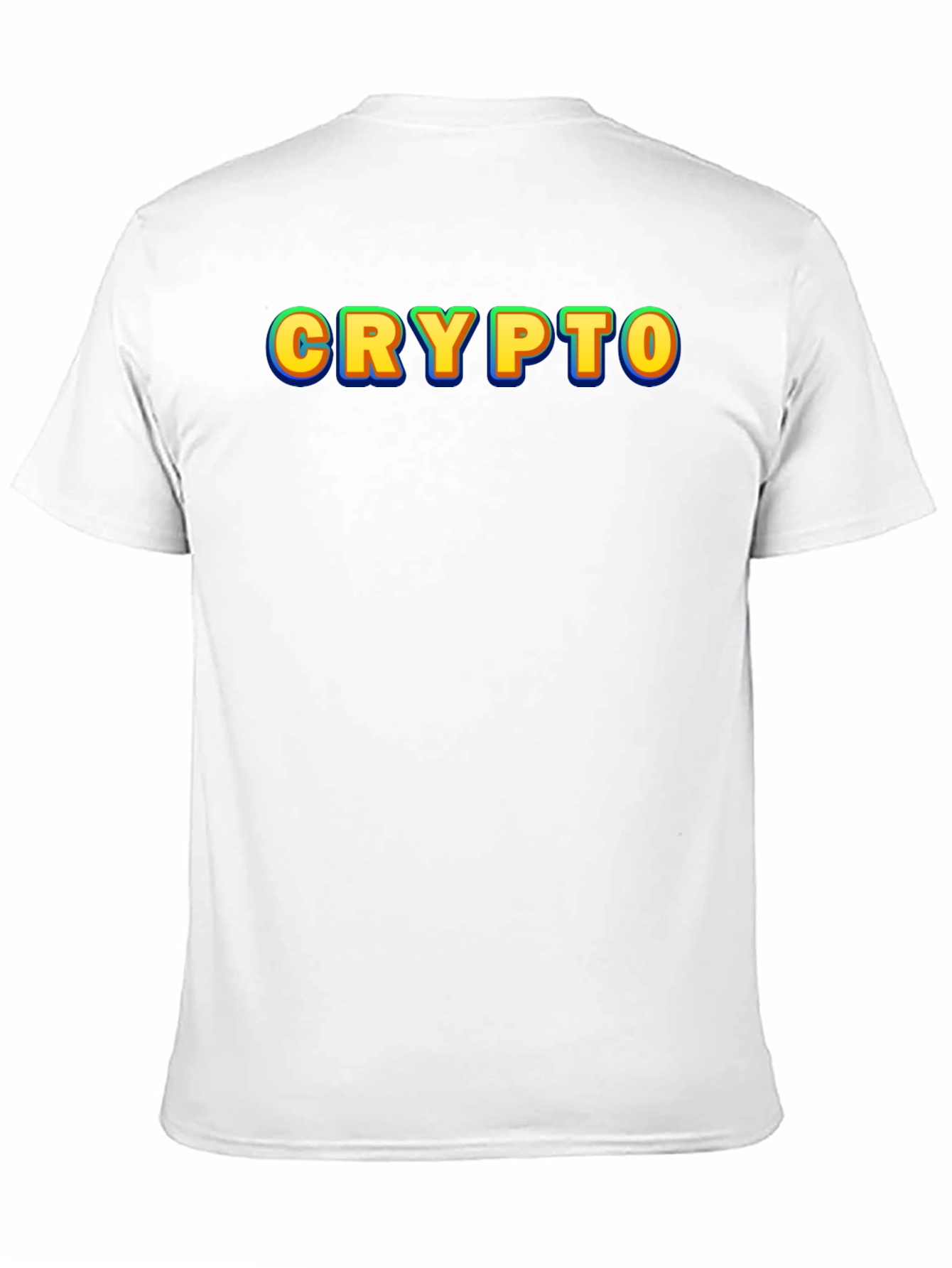 Crypto Graphic T-Shirt - Bold Design Casual Wear