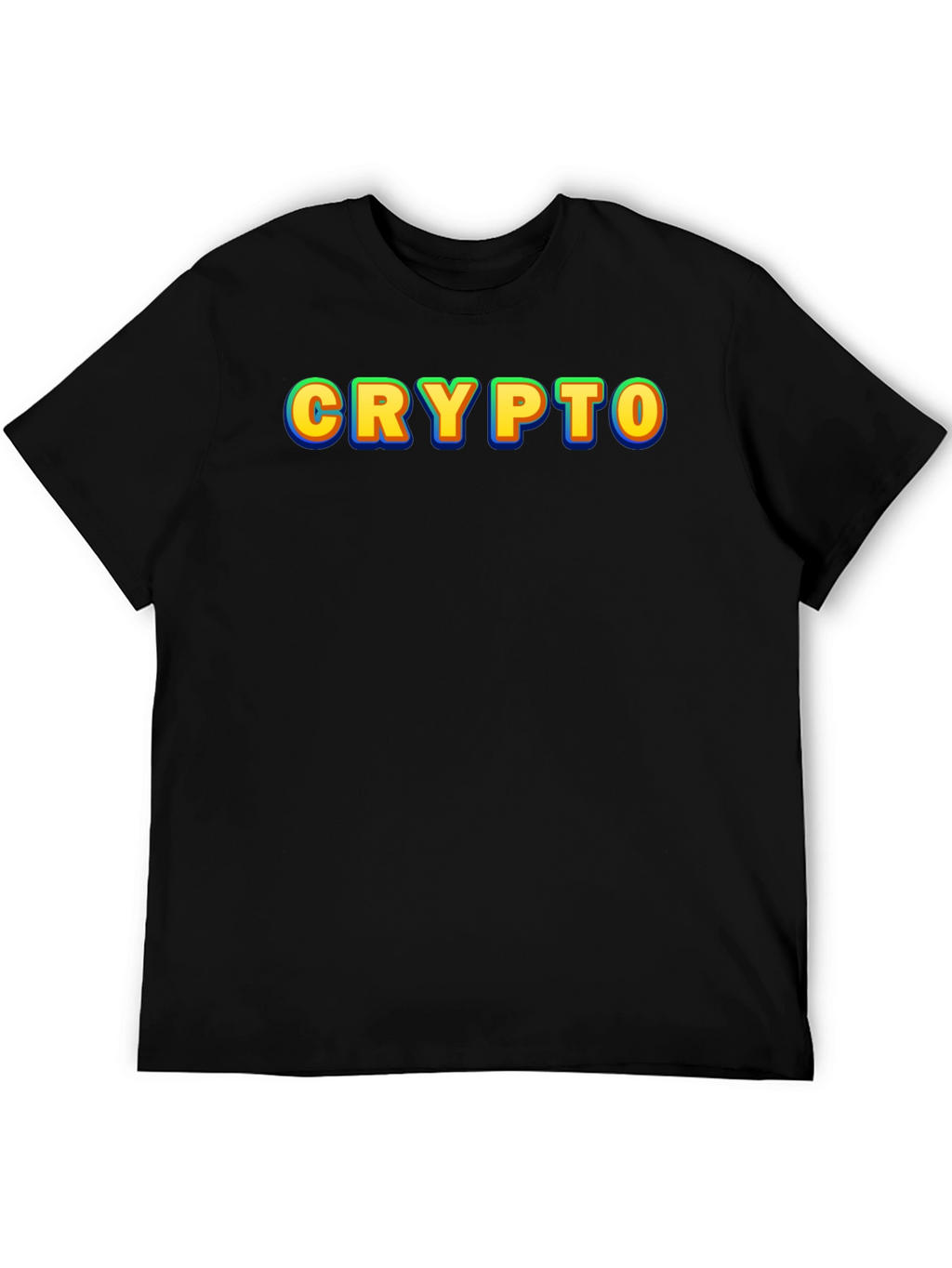 Crypto Graphic T-Shirt - Bold Design Casual Wear