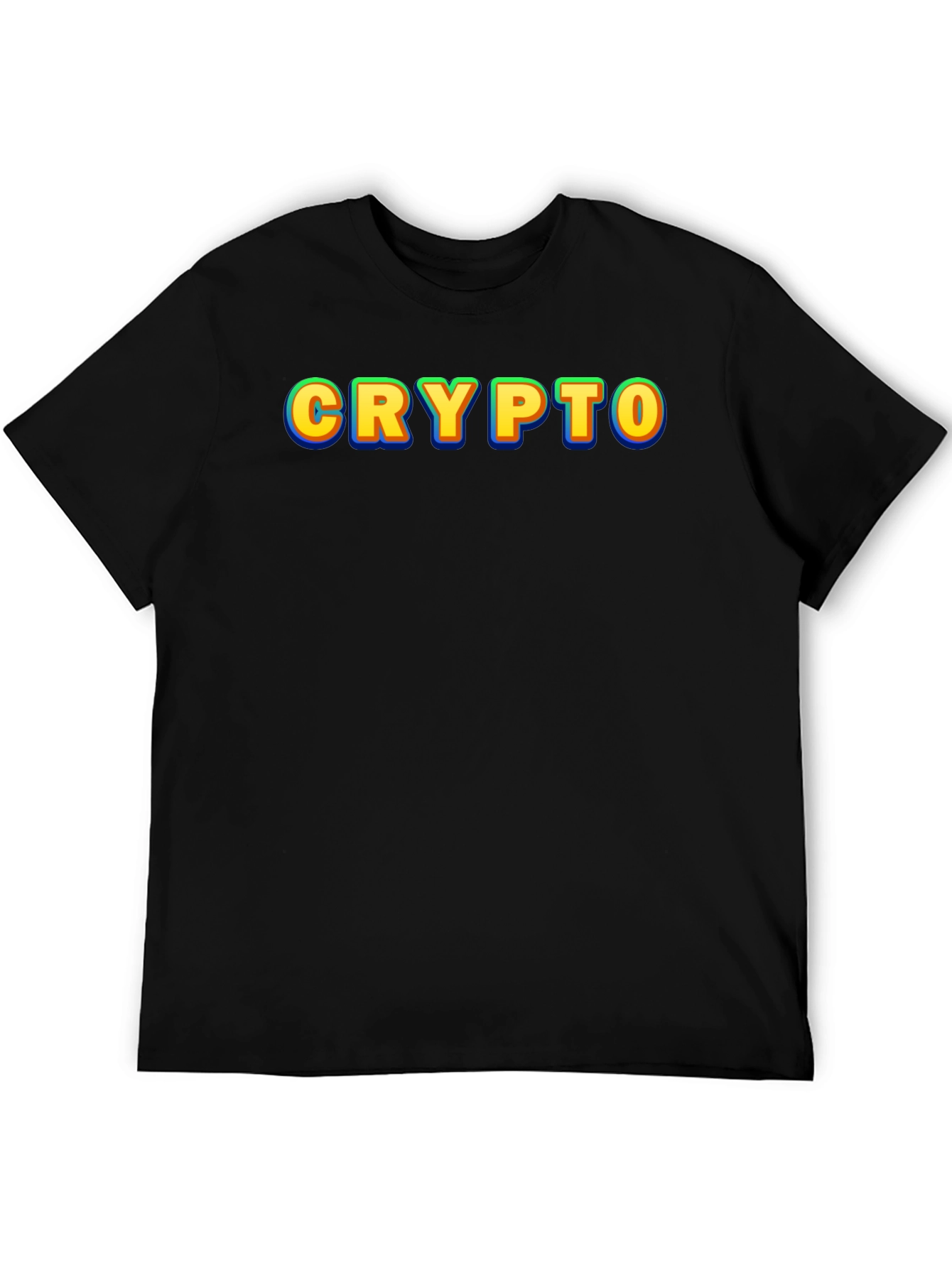 Crypto Graphic T-Shirt - Bold Design Casual Wear