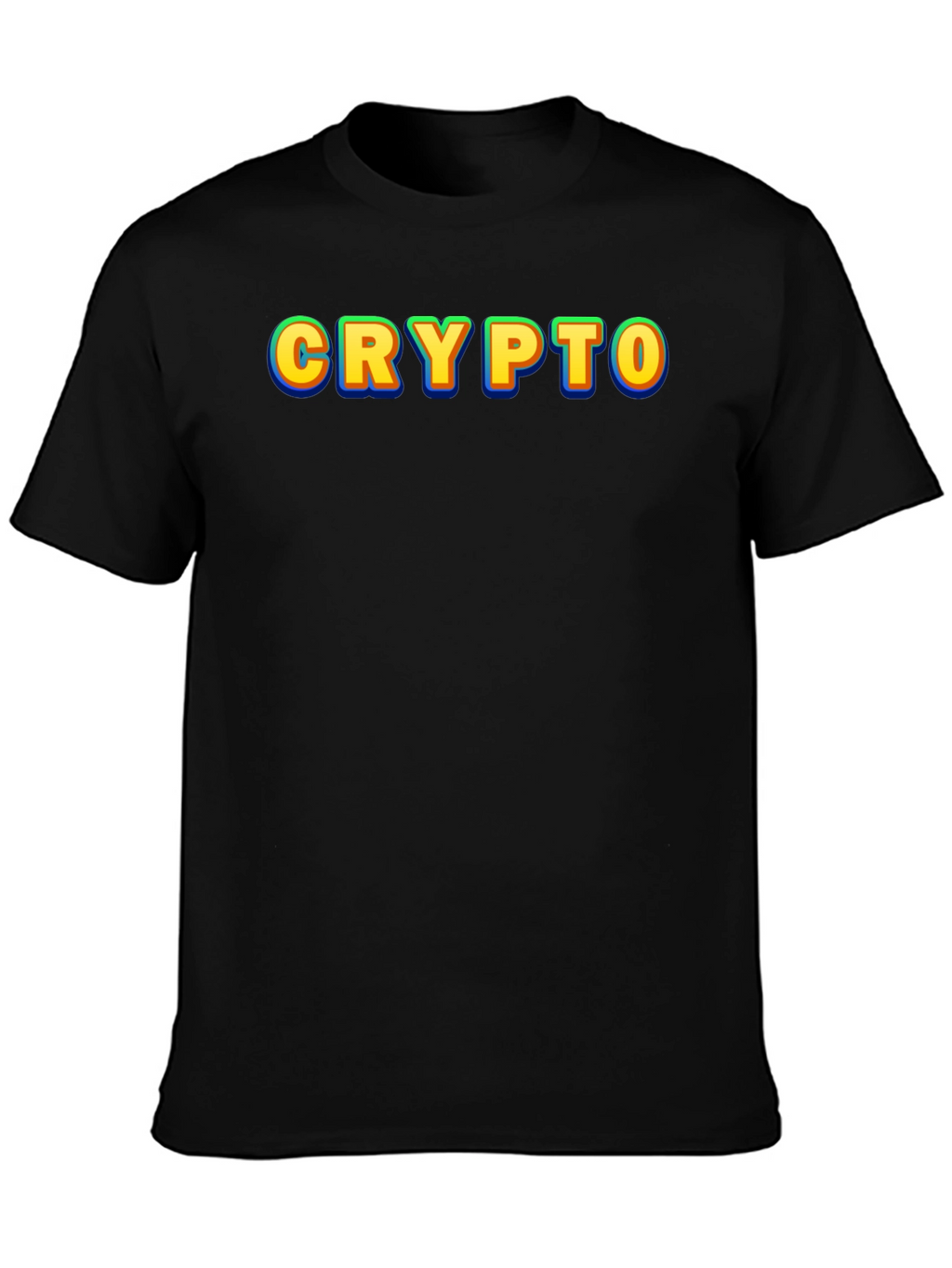 Crypto Graphic T-Shirt - Bold Design Casual Wear