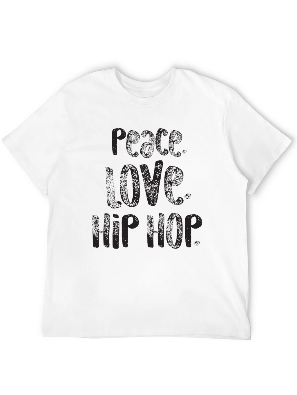 Peace Love Hip Hop Black T-Shirt
