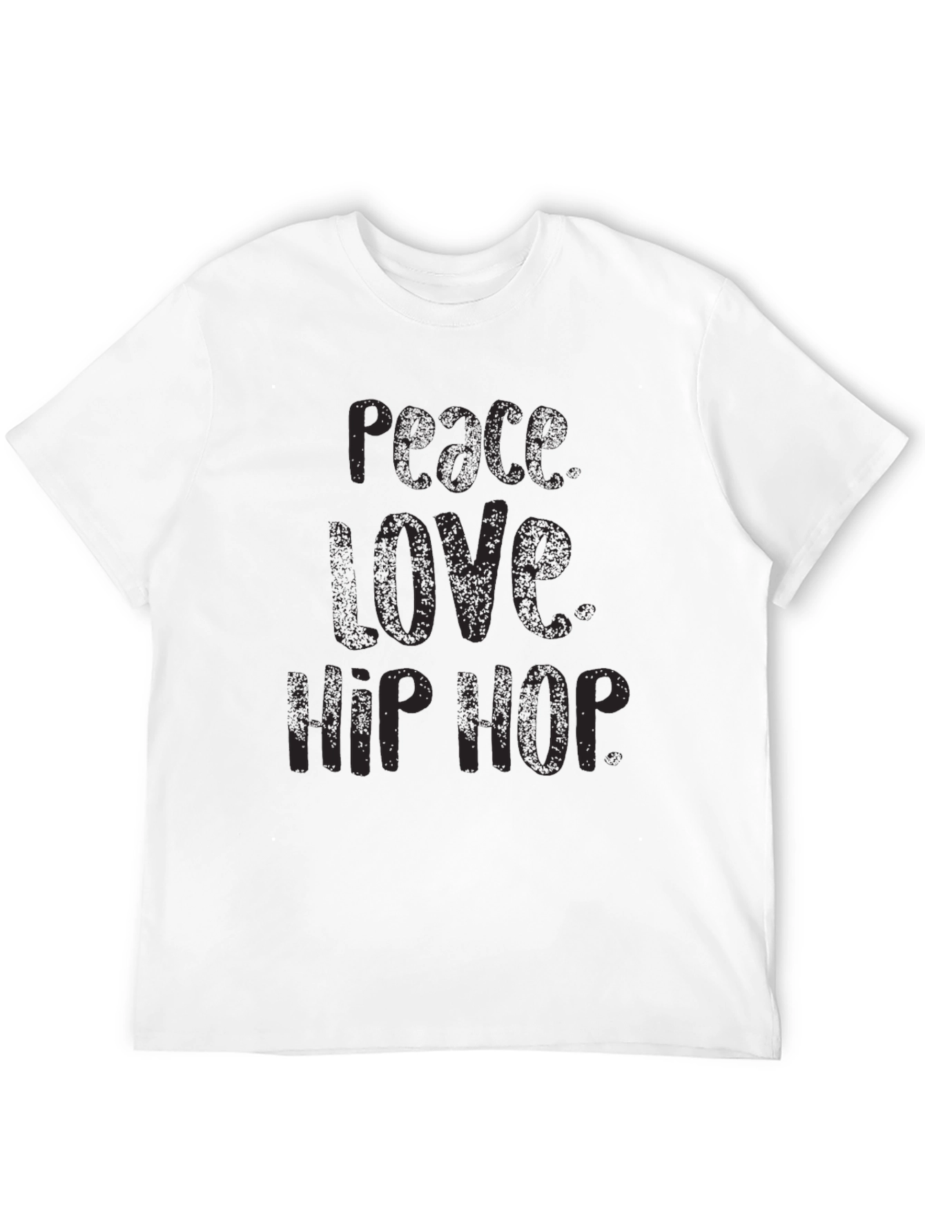 Peace Love Hip Hop Black T-Shirt