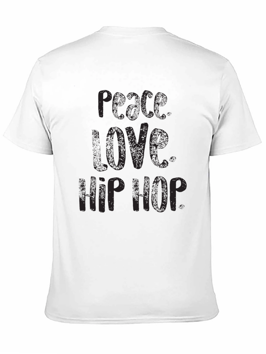 Peace Love Hip Hop Black T-Shirt