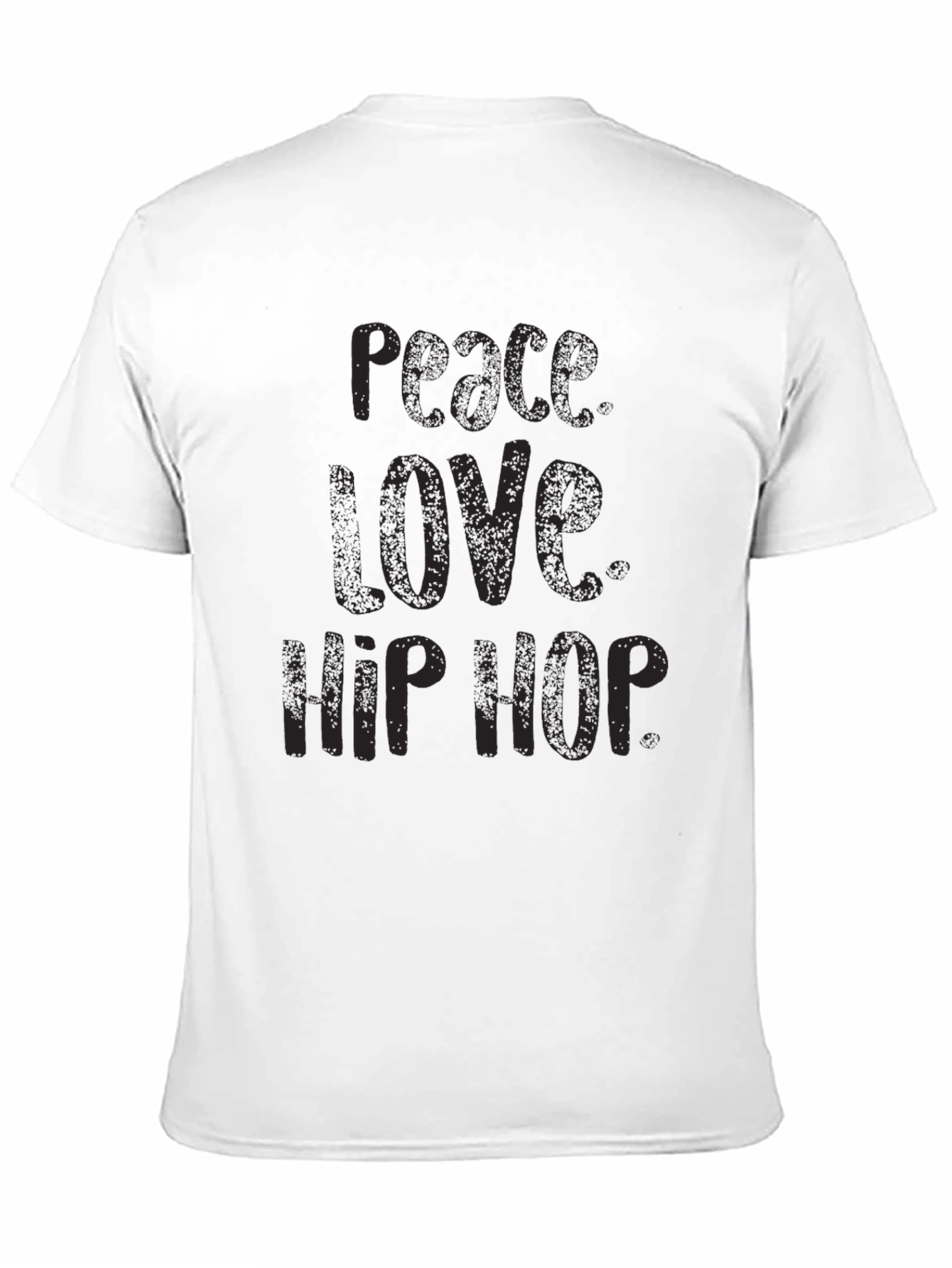 Peace Love Hip Hop Black T-Shirt
