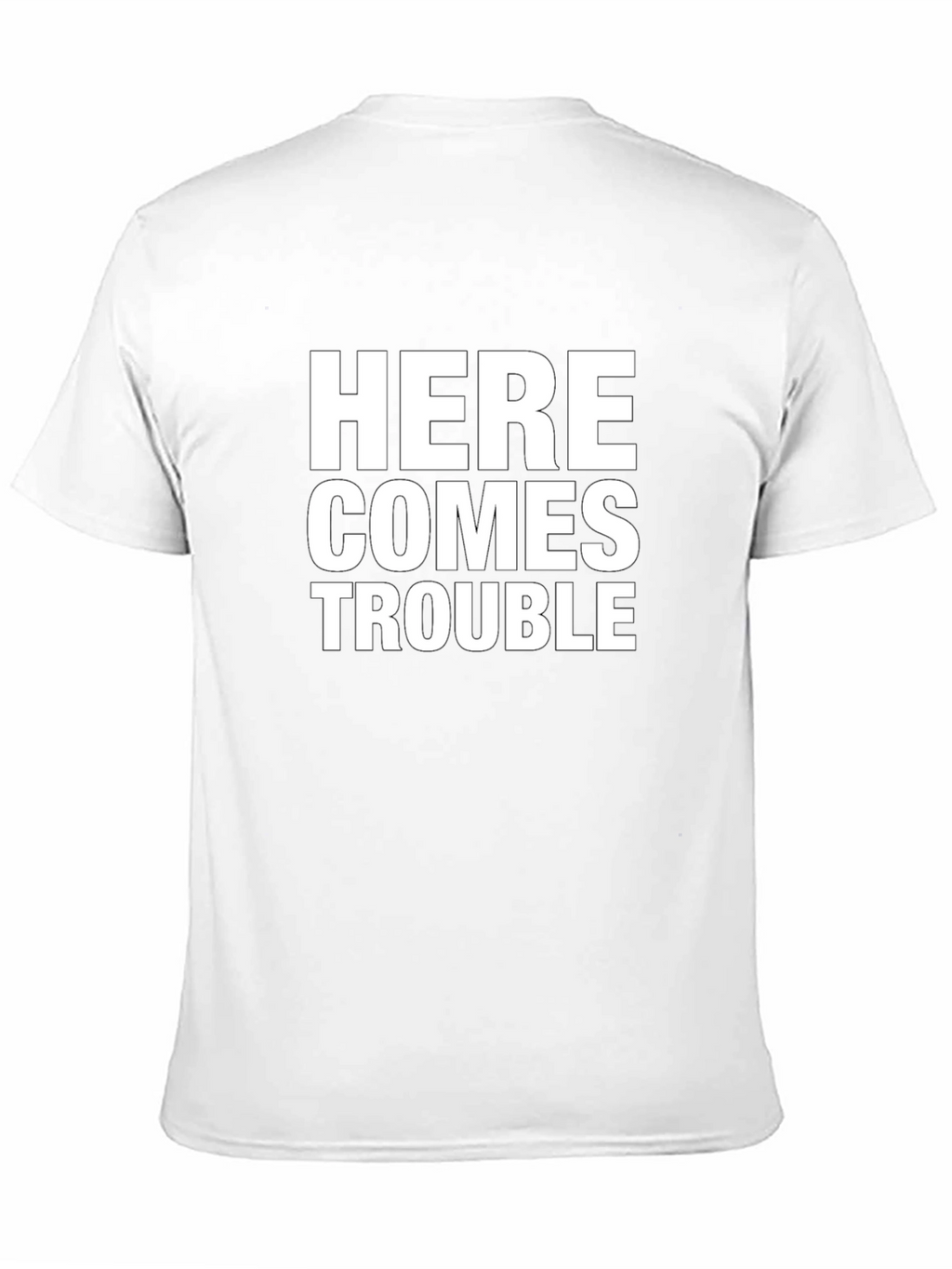 Here Comes Trouble T-Shirt - Black
