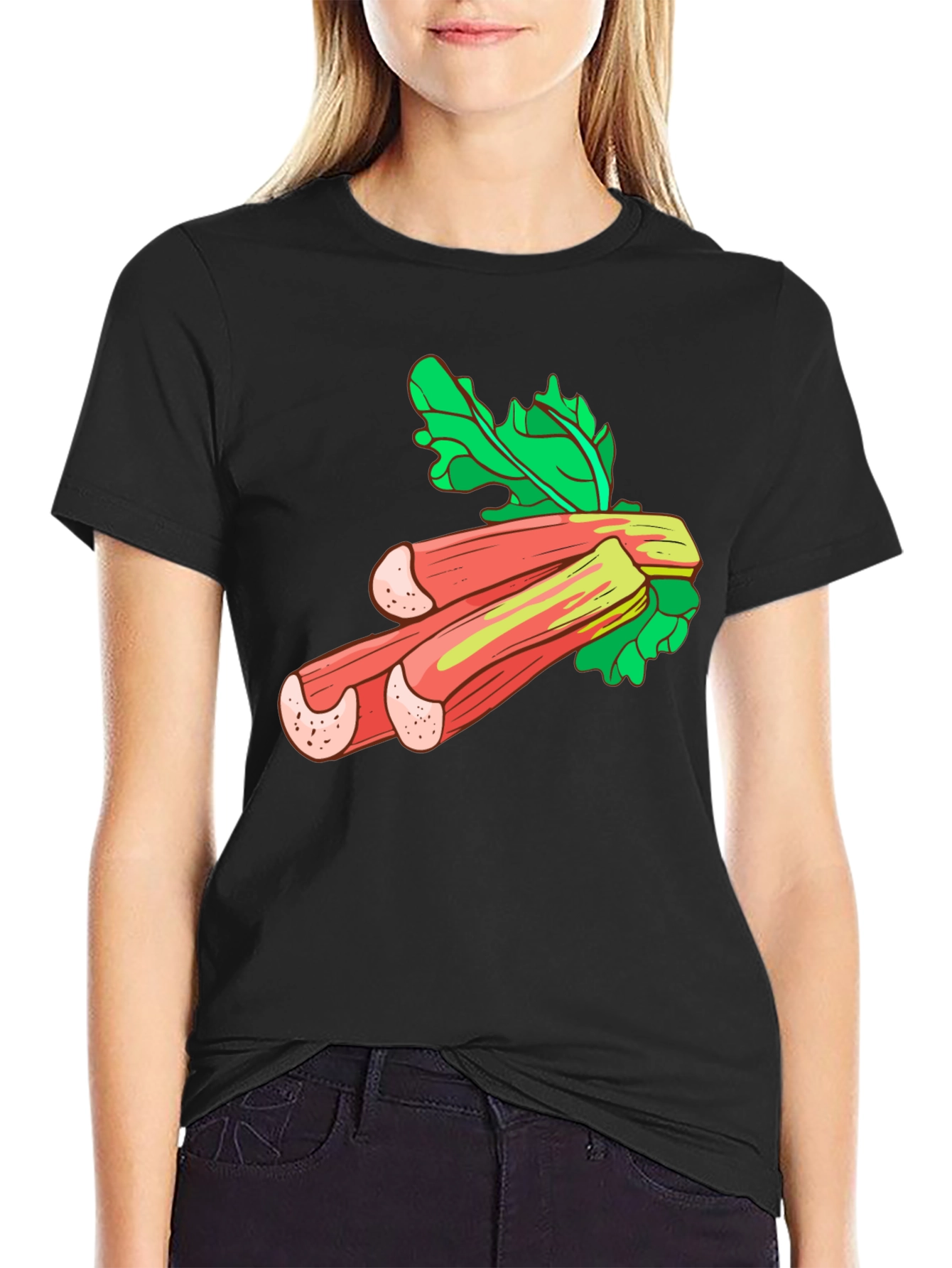 Rhubarb Graphic Tee - Fresh & Fun