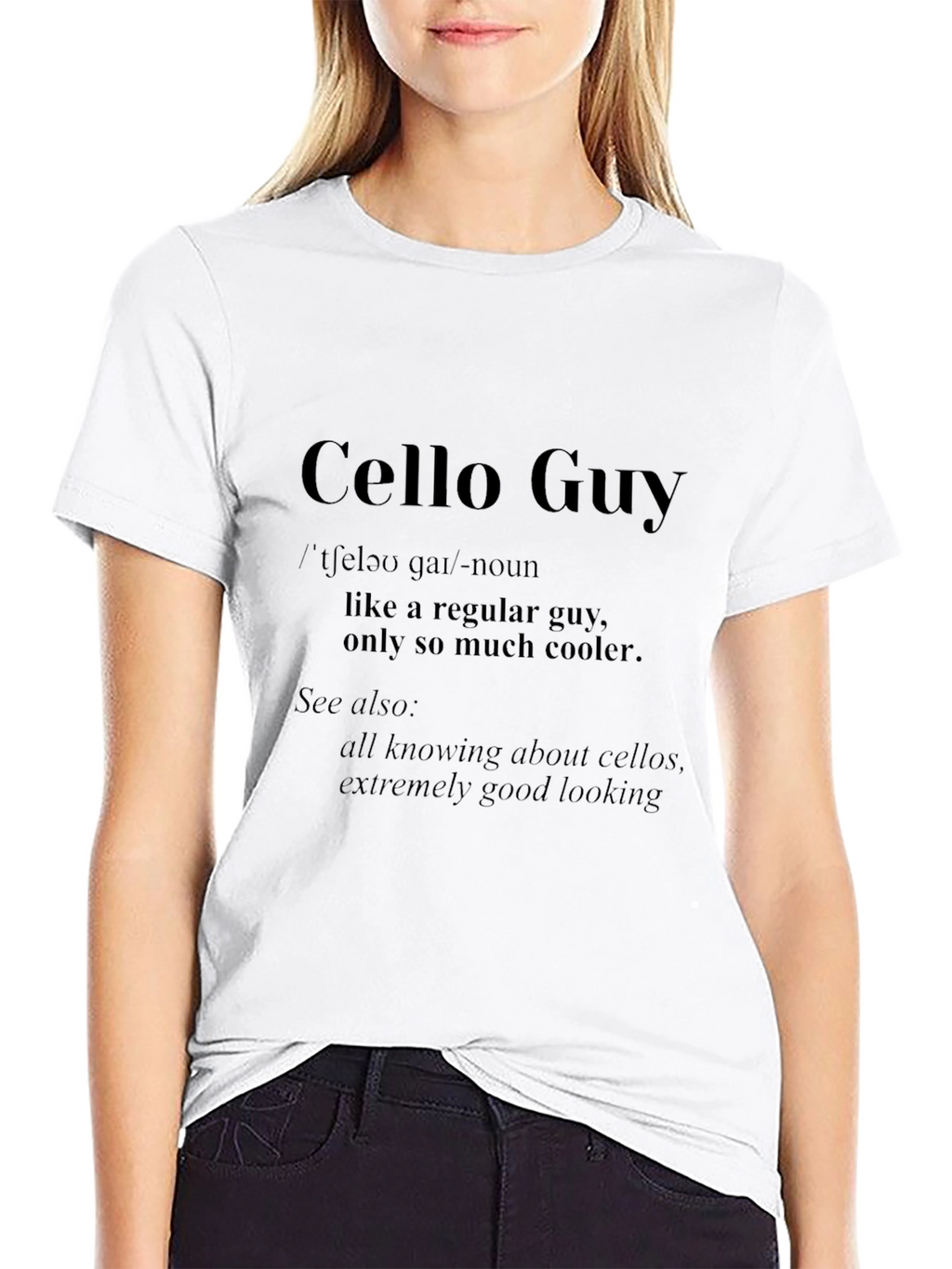 Cello Guy T-Shirt - Musician Definition Tee