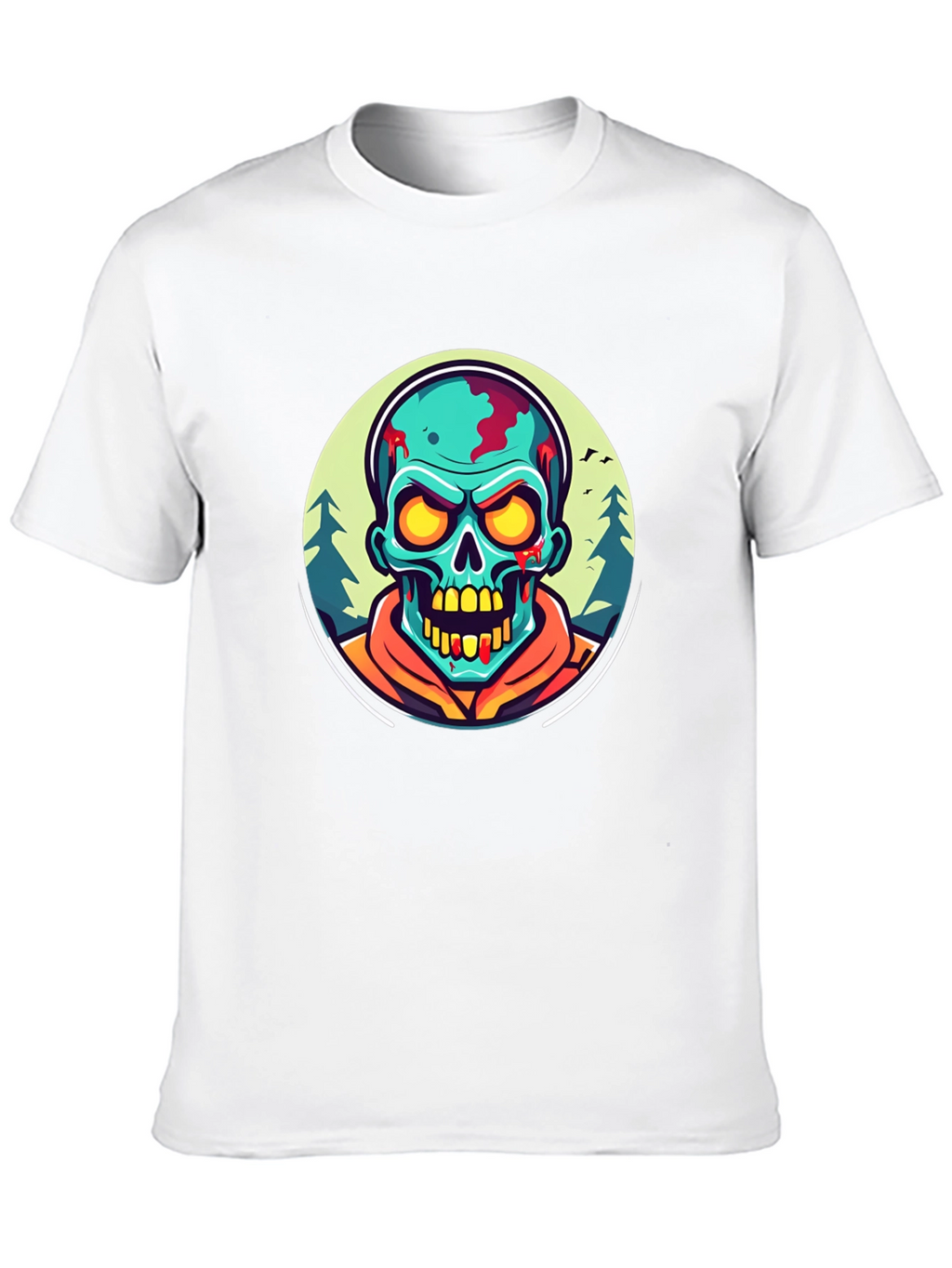 Zombie Graphic Black T-Shirt