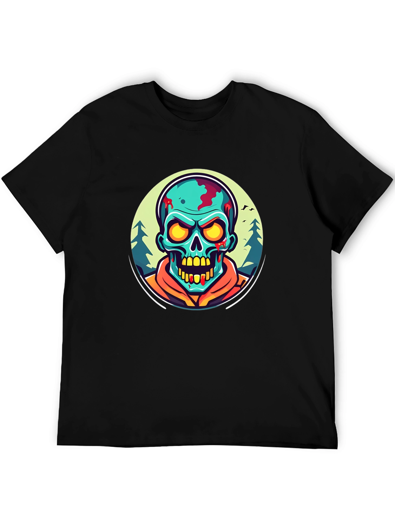 Zombie Graphic Black T-Shirt