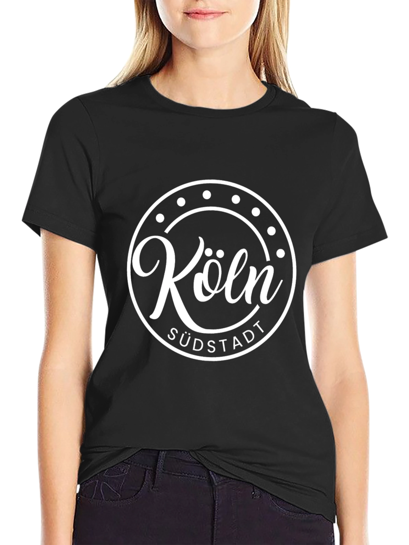 Köln Südstadt Graphic T-Shirt - Black