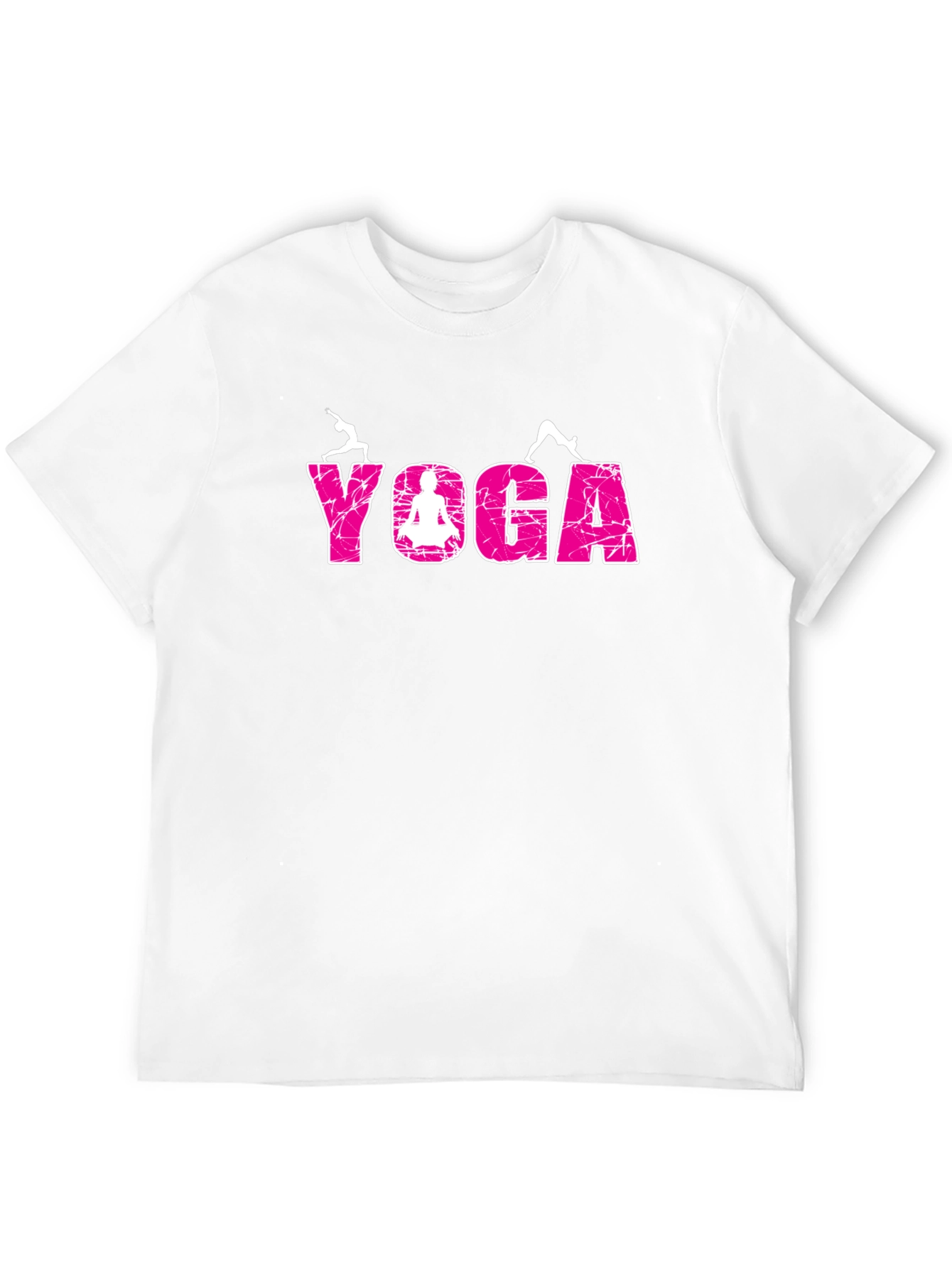 Yoga Graphic Tee - Relaxed Fit Black T-Shirt