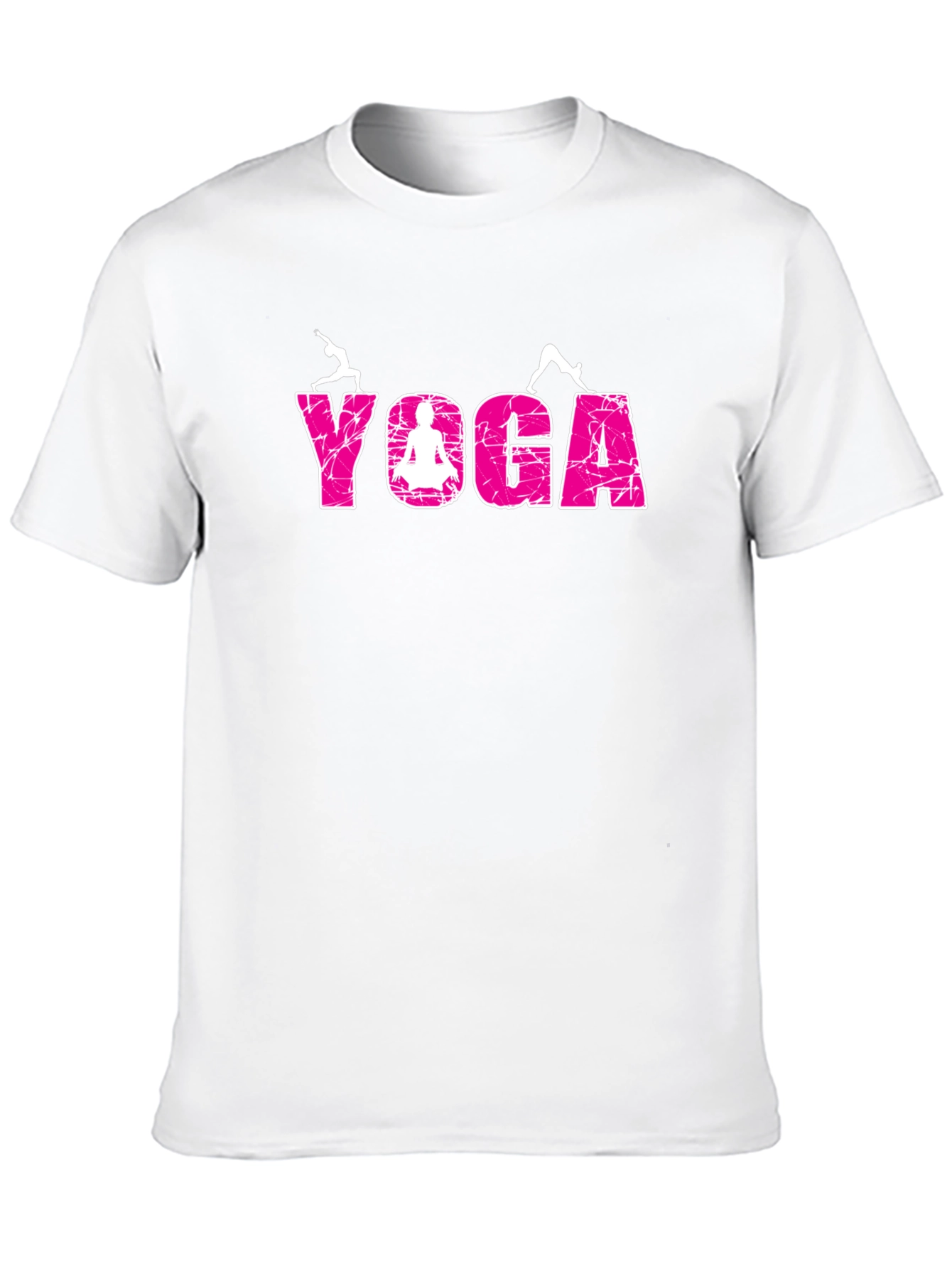 Yoga Graphic Tee - Relaxed Fit Black T-Shirt