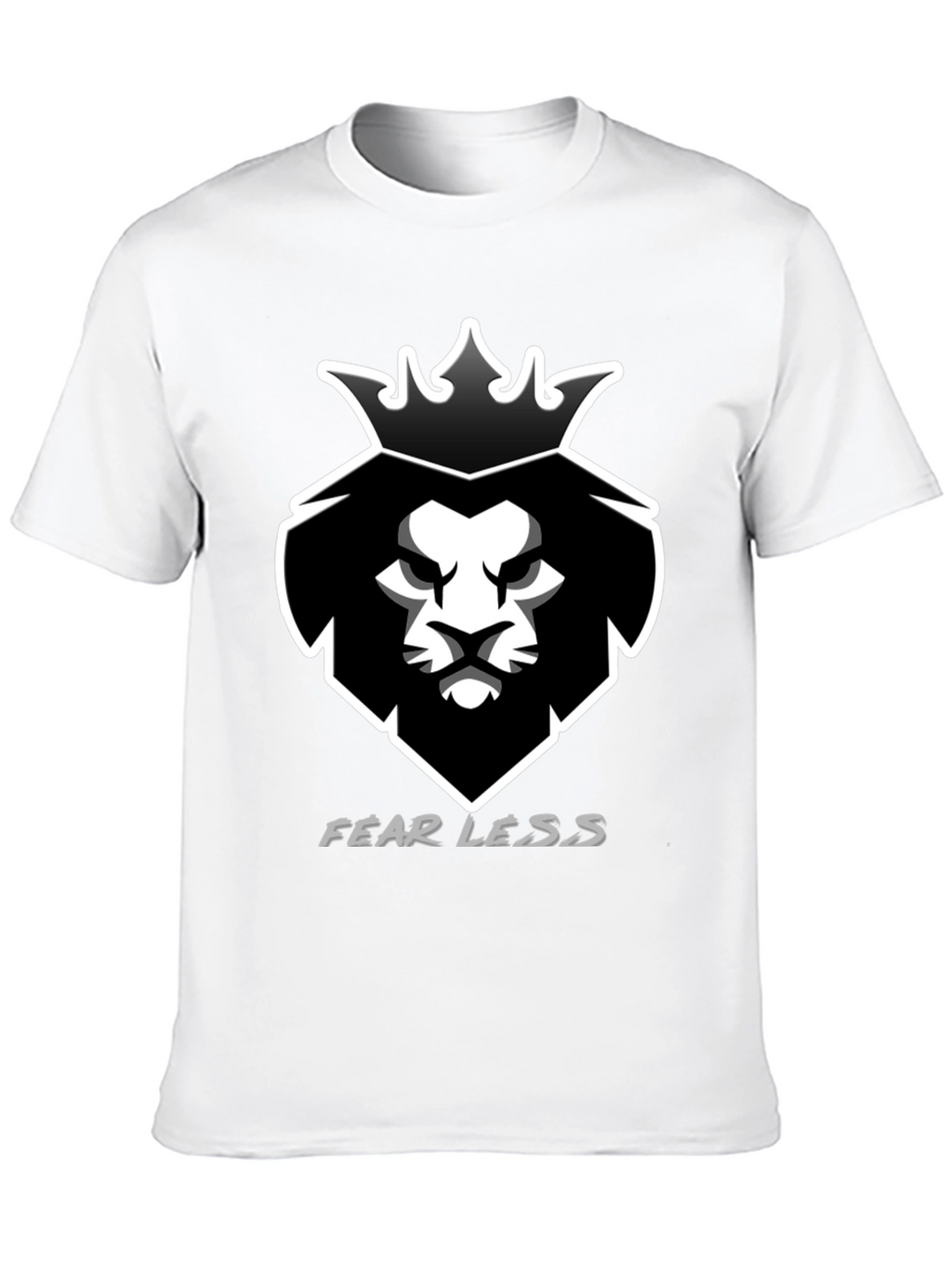Fearless Lion King Black Graphic Tee