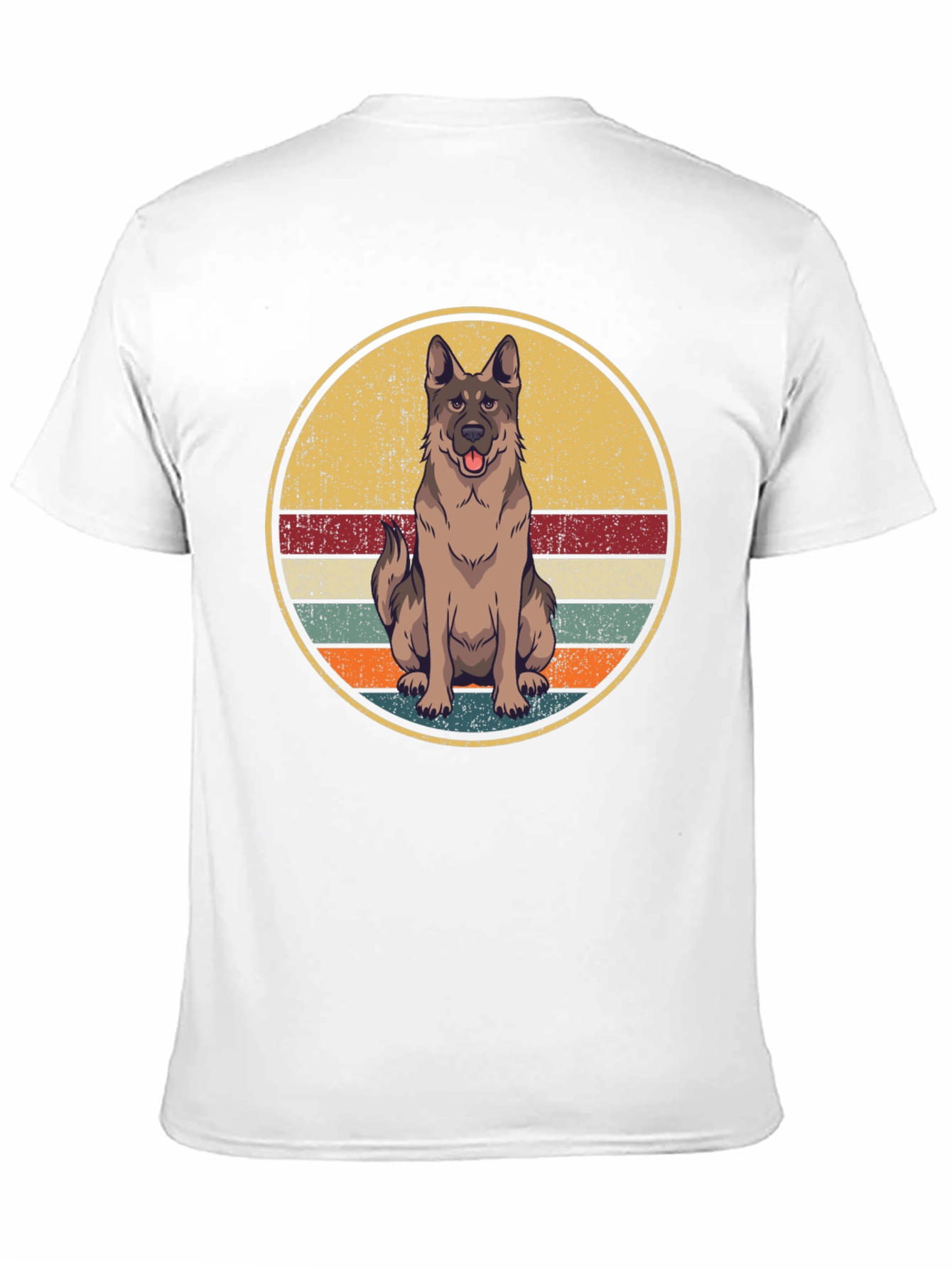 Retro Dog T-Shirt - Vintage Style Canine Tee