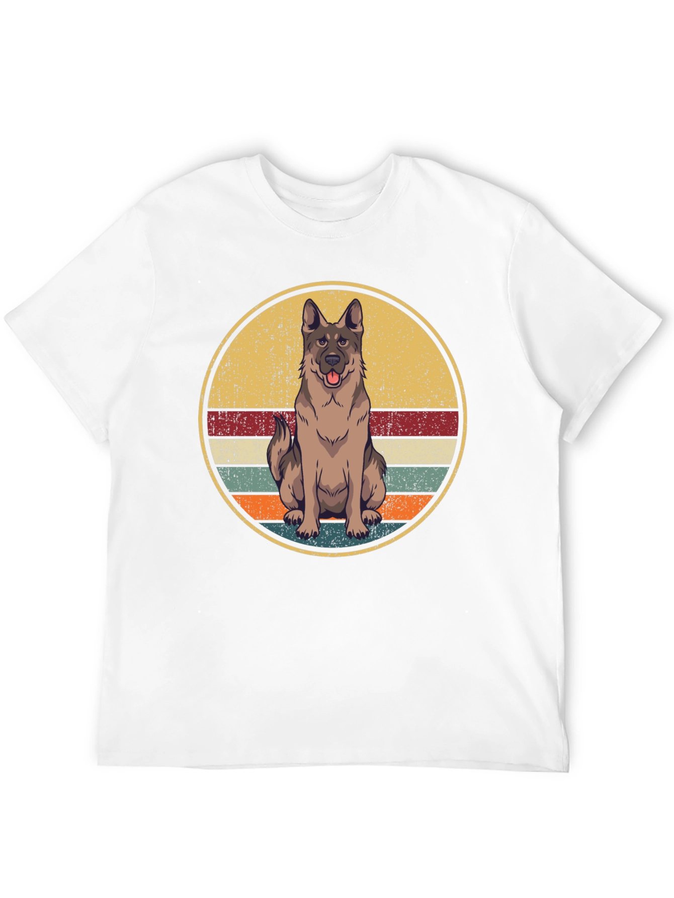 Retro Dog T-Shirt - Vintage Style Canine Tee