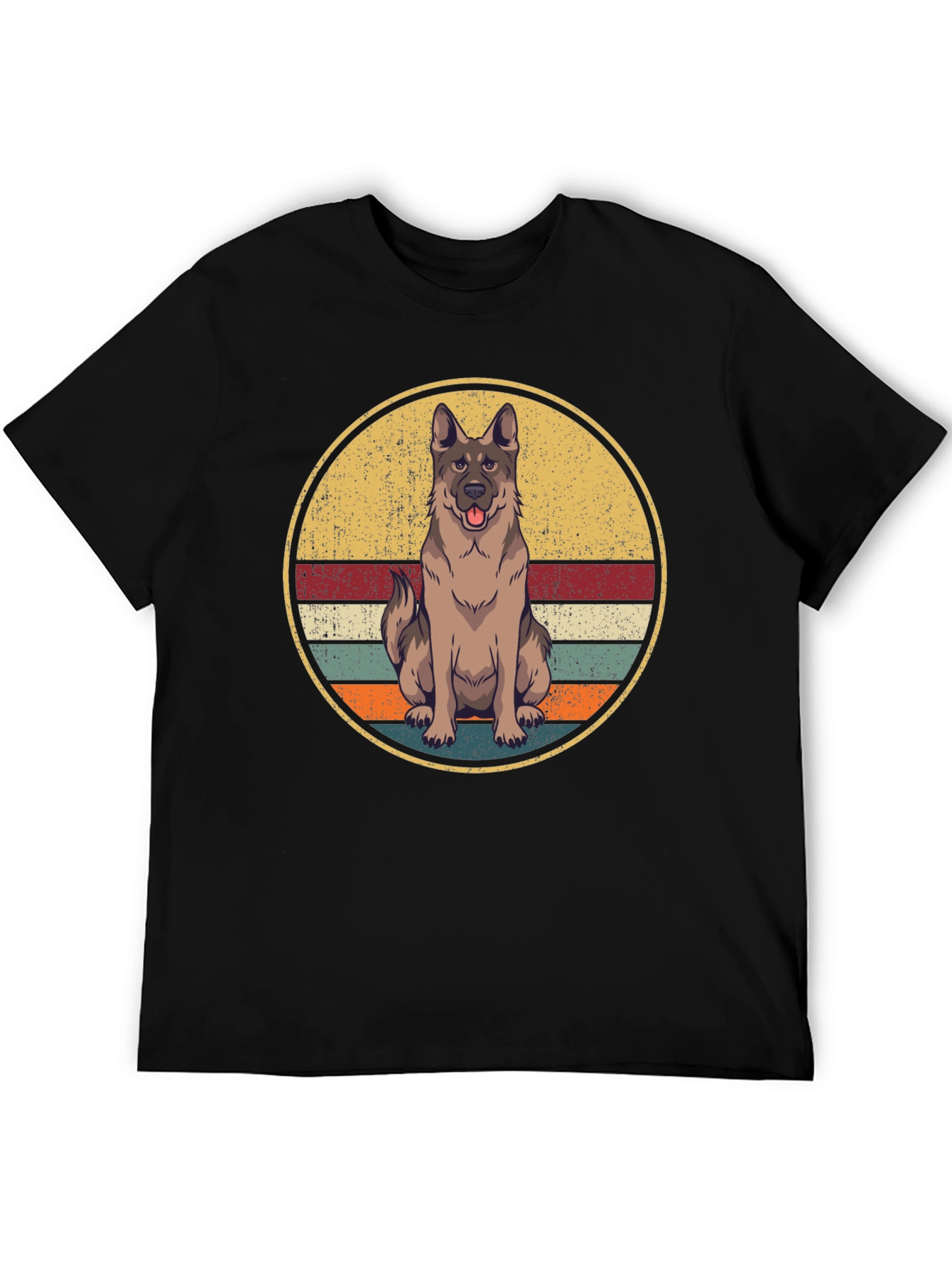 Retro Dog T-Shirt - Vintage Style Canine Tee